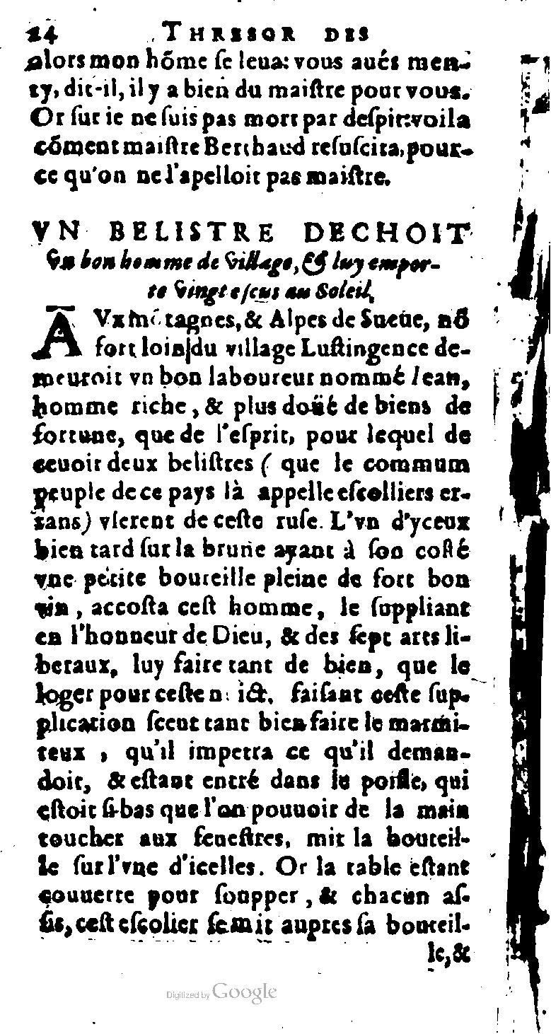 1616 - Balthazar Bellère - Trésor des récréations - NK ČR Prague 1616 - Balthazar Bellère - Trésor des récréations - NK ČR Prague