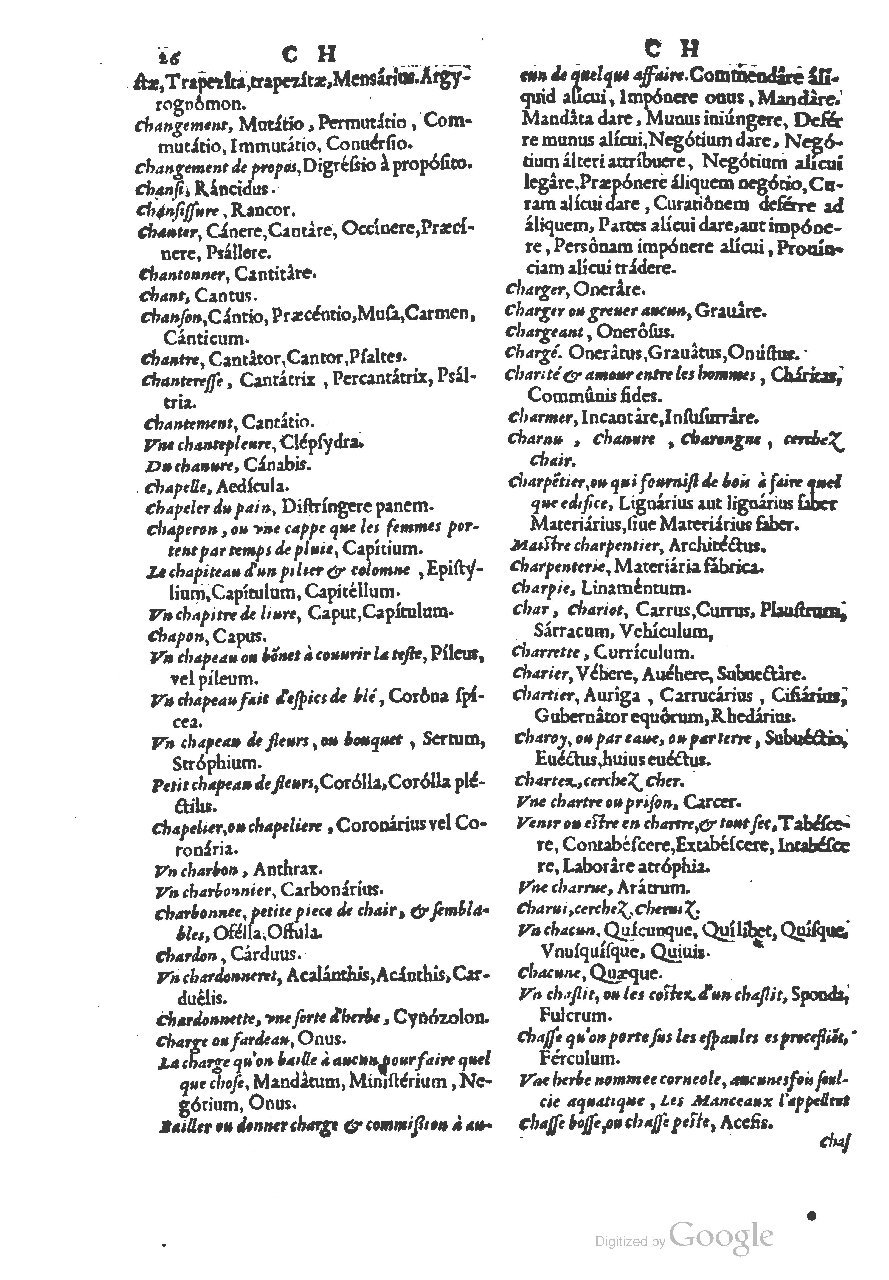 1558 - Guillaume Rouillé - Trésor des mots et traits français - BSB Munich
