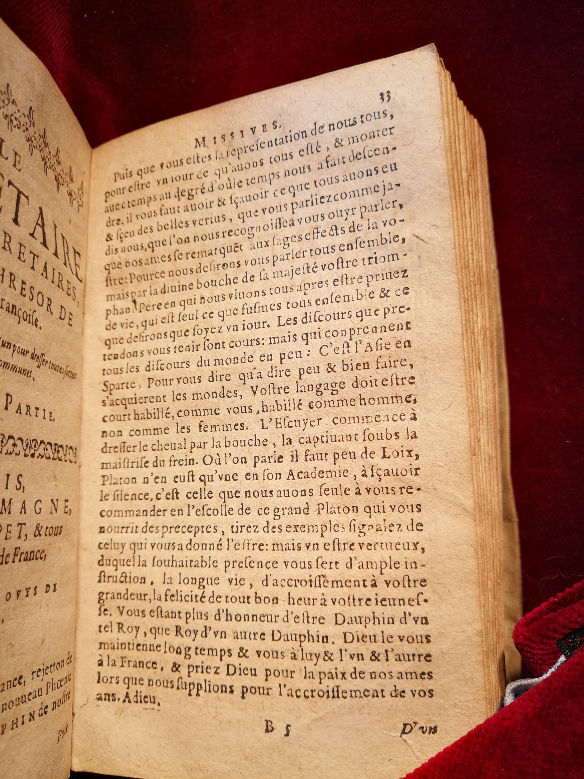 1630 - Martin Bogart - Secrétaire des secretaires ou le Trésor de la plume française - BM Amiens