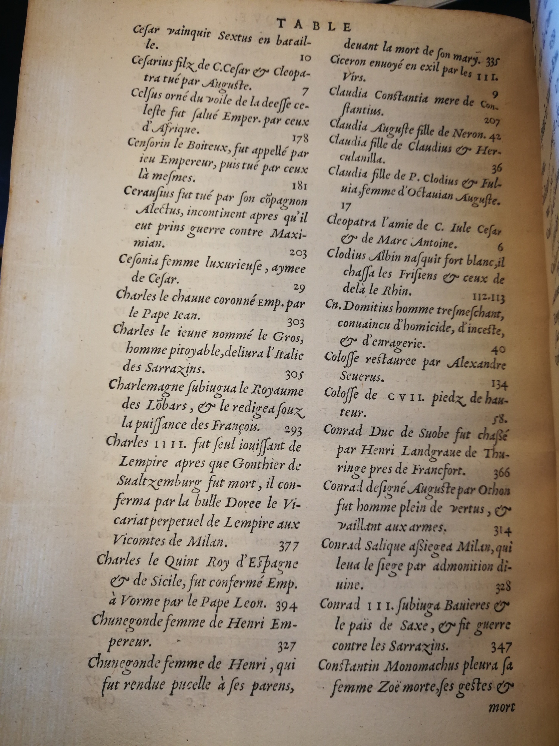 1553 - Jacopo Strada et Thomas Guérin - Épitome du Trésor des antiquités - BNC Florence