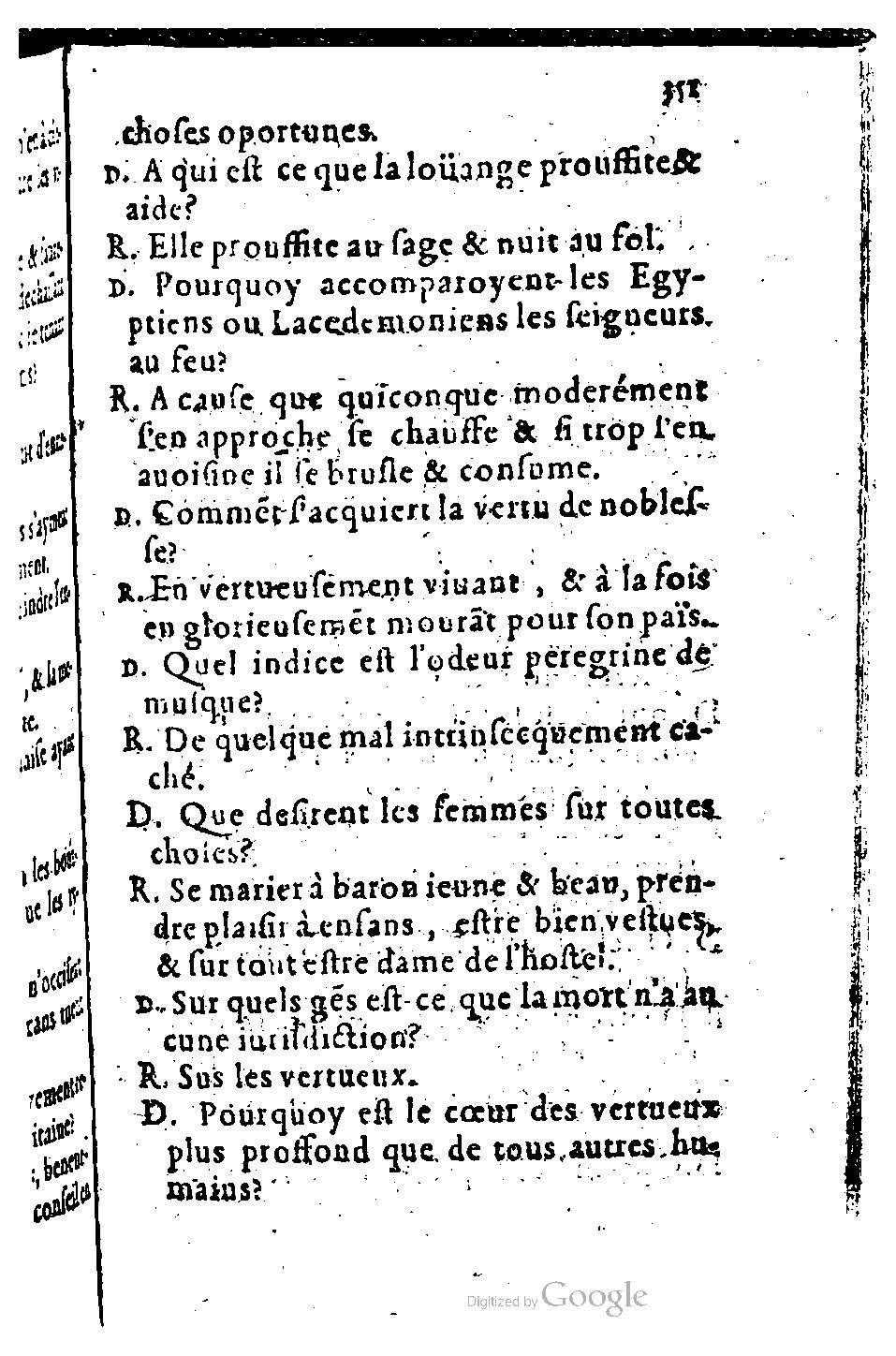 1582 - Nicolas Bonfons - Trésor des sentences dorées - BM Lyon 1582 - Nicolas Bonfons - Trésor des sentences dorées - BM Lyon