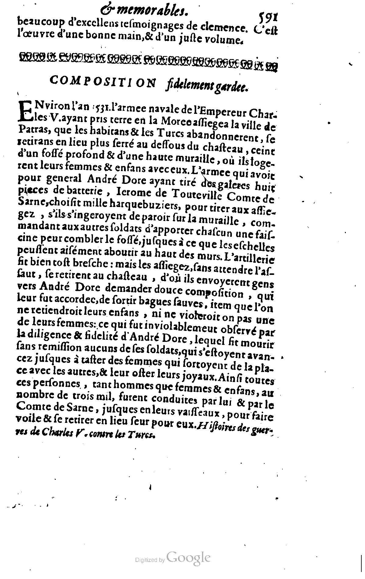 1628 - Jacques Crespin - Trésor d’histoires admirables et mémorables - BSB Munich