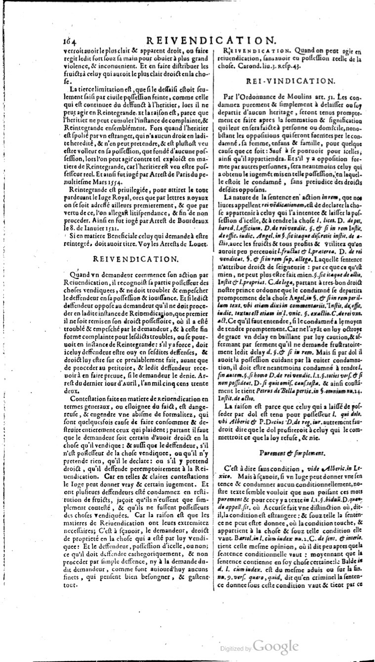 1629 - Veuve Nicolas Buon - Trésor du droit français (21754 T. 3) - BM Lyon