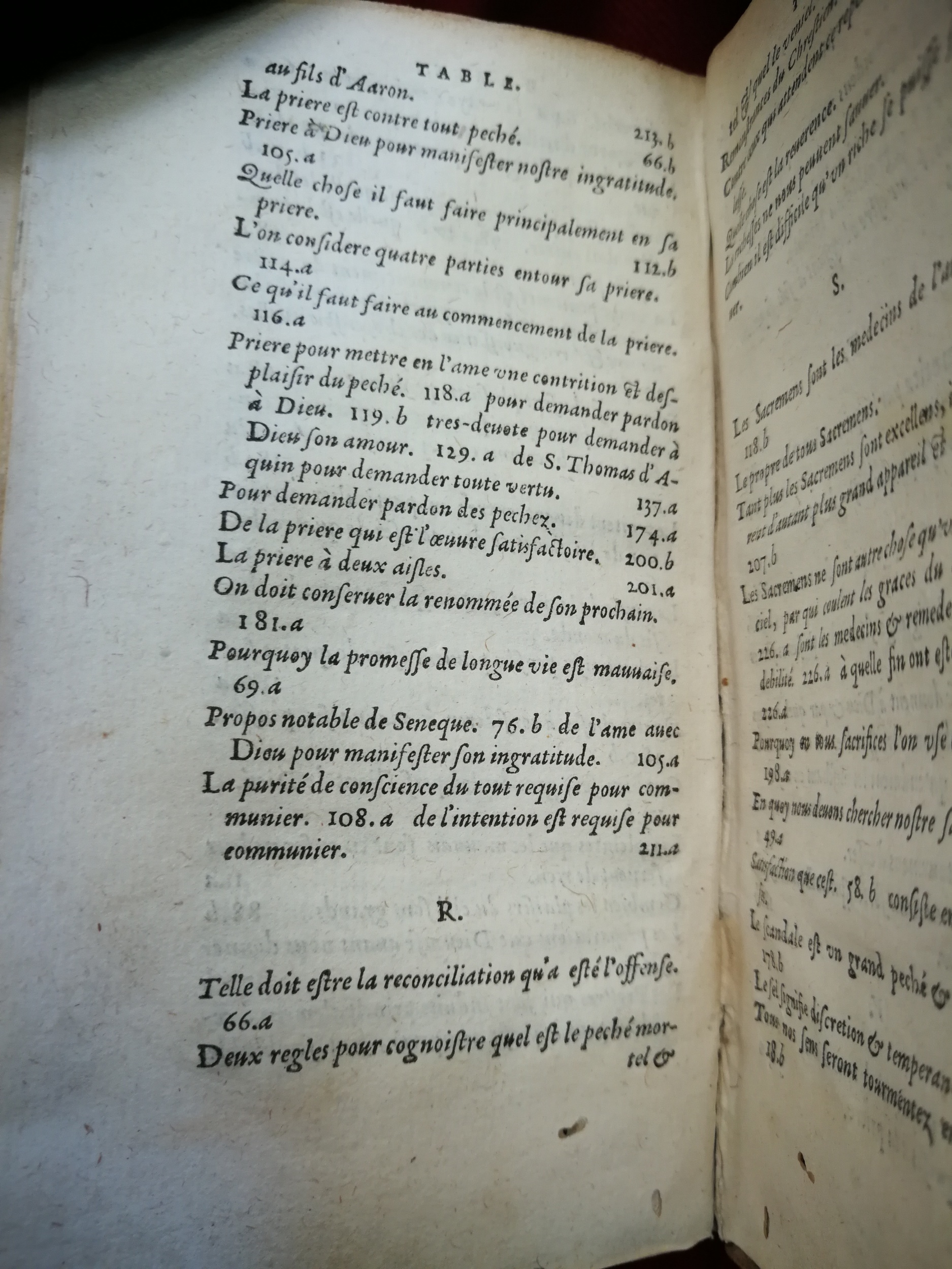 1596 - Guillaume Chaudière - Trésor de toutes les œuvres spirituelles du révérend Père F. Louis de Grenade - BM Tours
