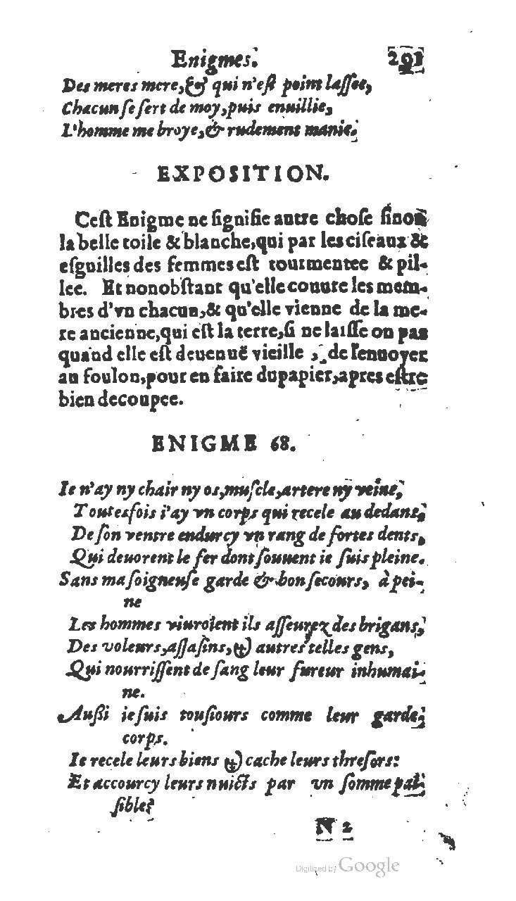 1611 - Jean Osmont - Trésor des récréations - BSB Munich