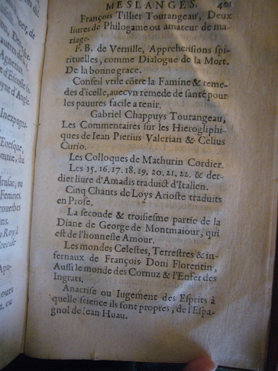 1602 - François Jacquin - Trésor des bons esprits français - BnF Arsenal 1602 - François Jacquin - Trésor des bons esprits français - BnF Arsenal