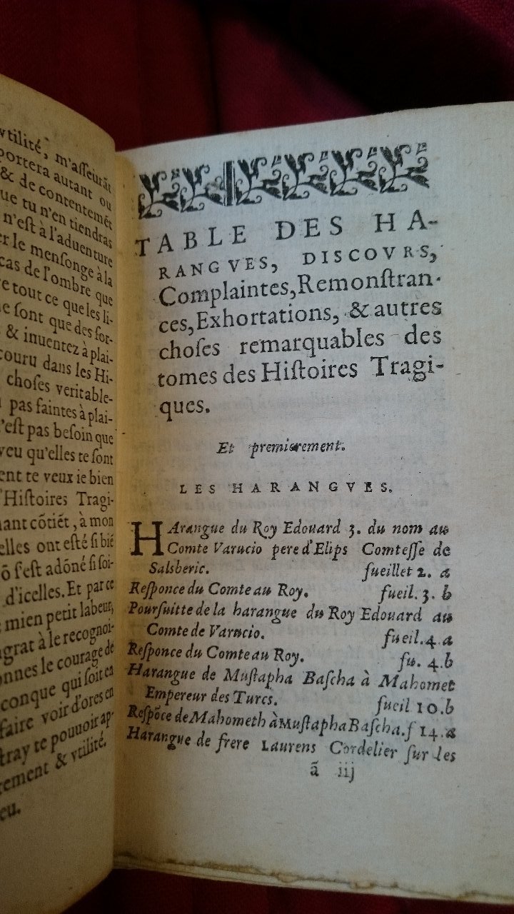 1581 - Pierre Le Voirier et Gervais Mallot - Trésor des histoires tragiques - BnF Richelieu