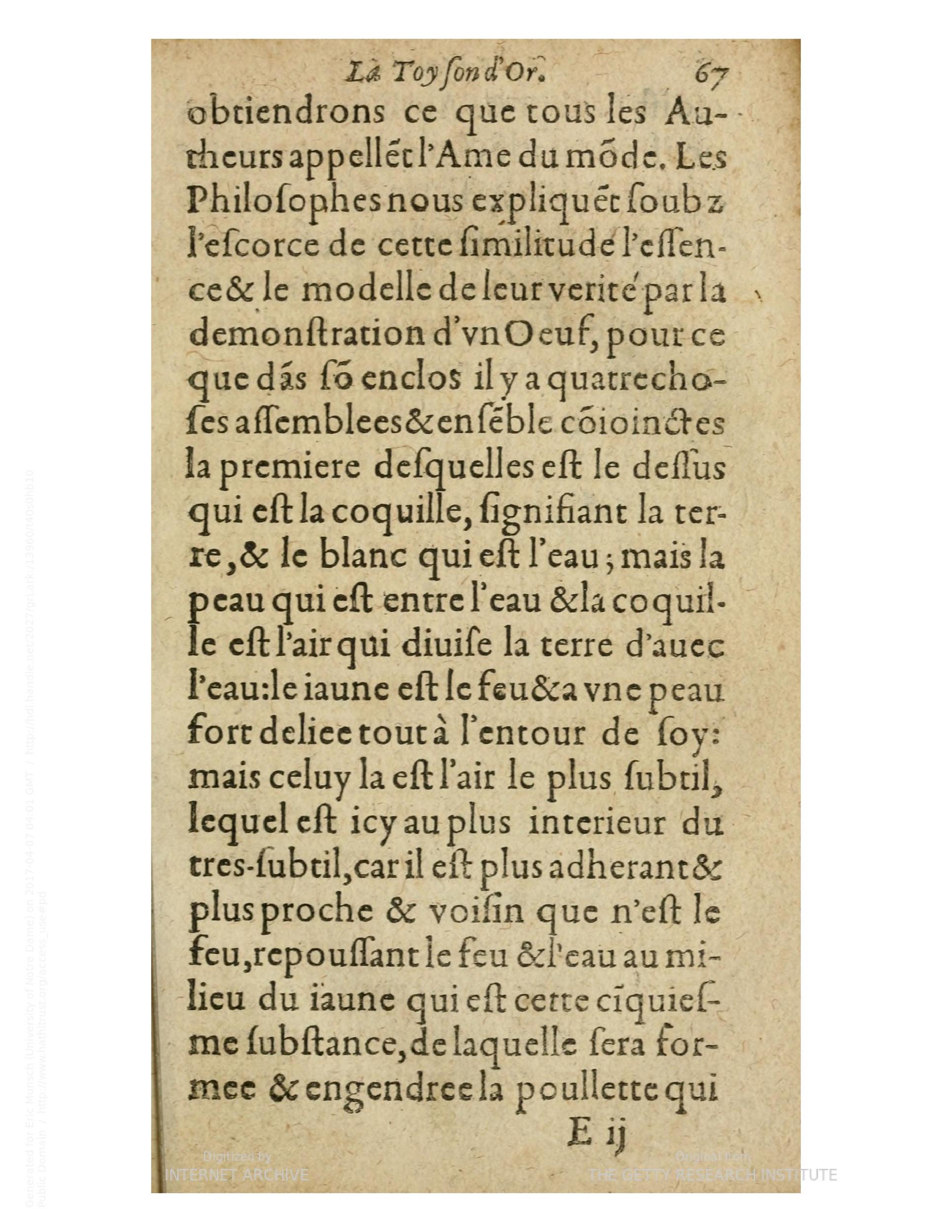 1612 - Charles Sevestre - Toison d’or ou la fleur des trésors - Getty Research Institute