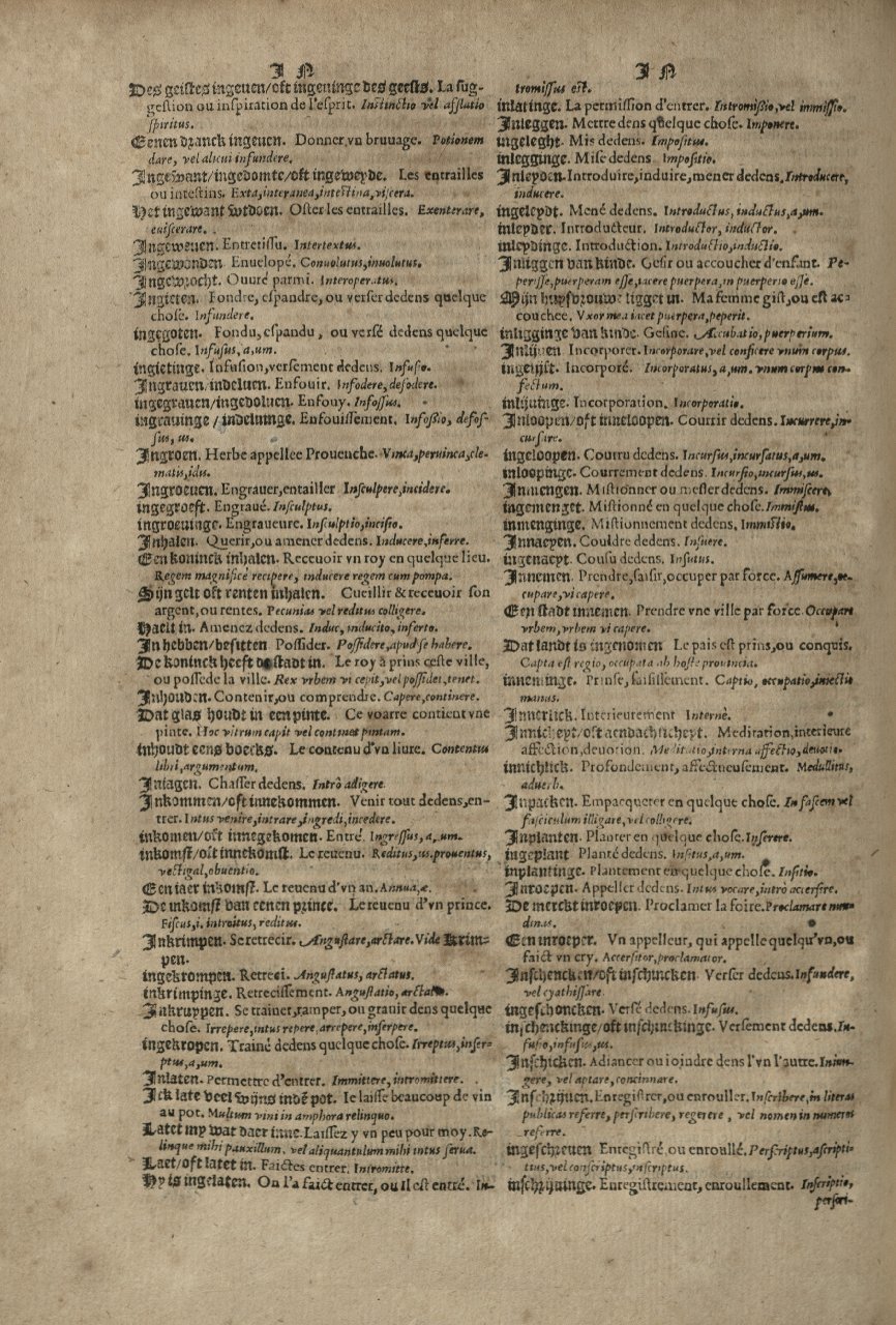 1573 - Christophe Plantin - Trésor du langage bas-allemand - Greifswald 1573 - Christophe Plantin - Trésor du langage bas-allemand - Greifswald