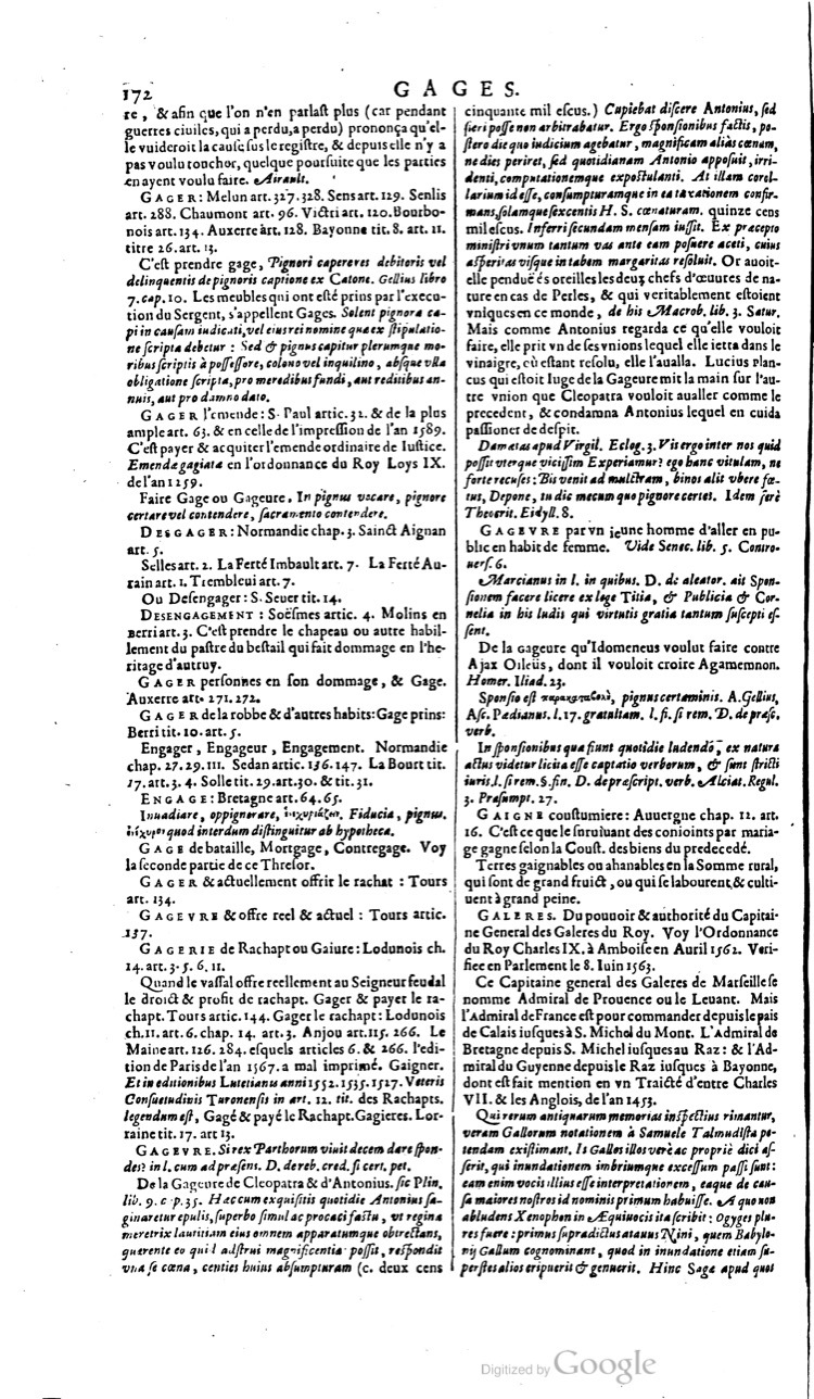 1629 - Veuve Nicolas Buon - Trésor du droit français (21754 T. 2) - BM Lyon