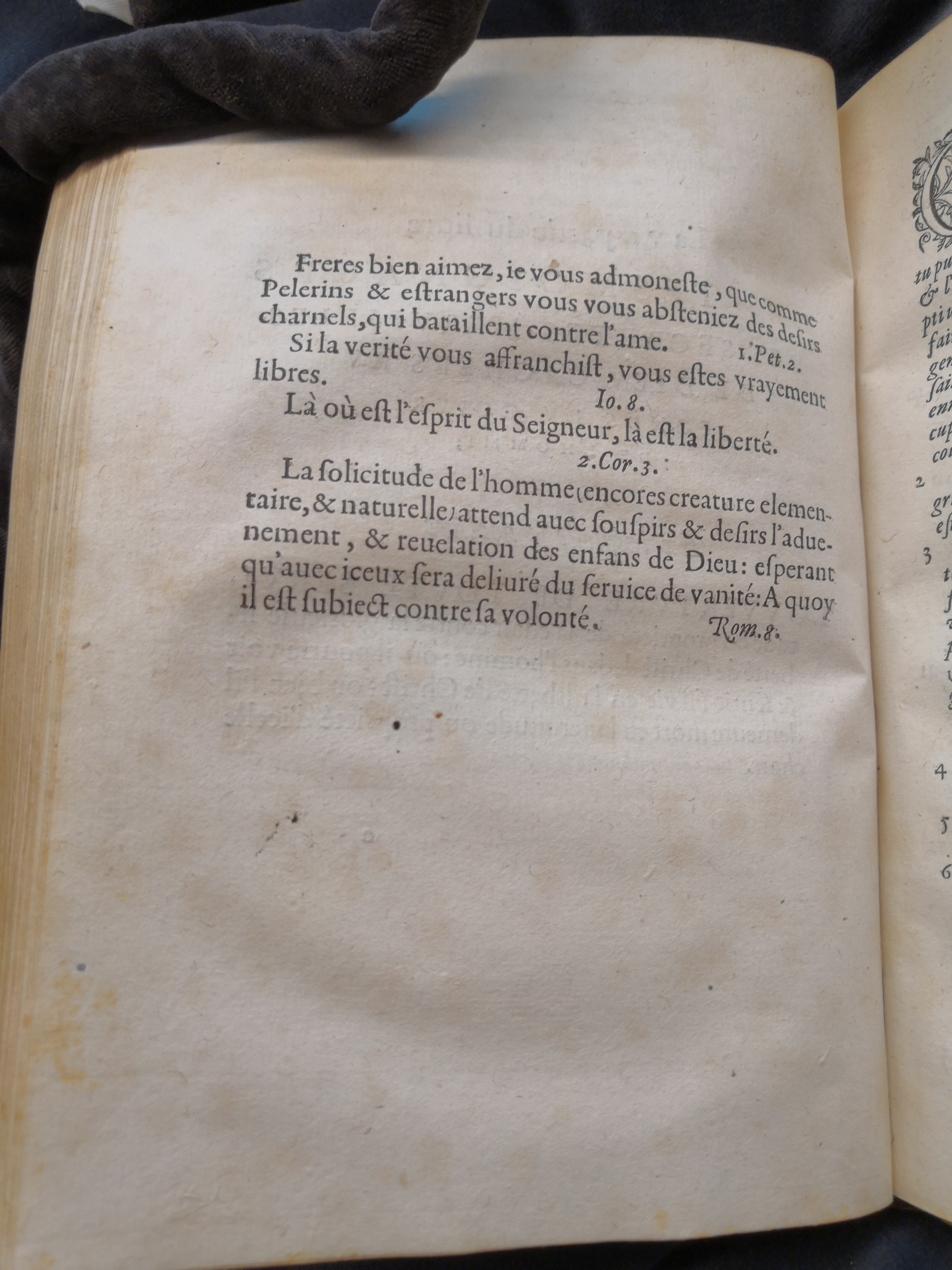 1581c. - Christophe Plantin - Le Livre des témoignages du Trésor caché au champ (Livres 2, 4, 6 et 7) - Anvers Musée Plantin Moretus