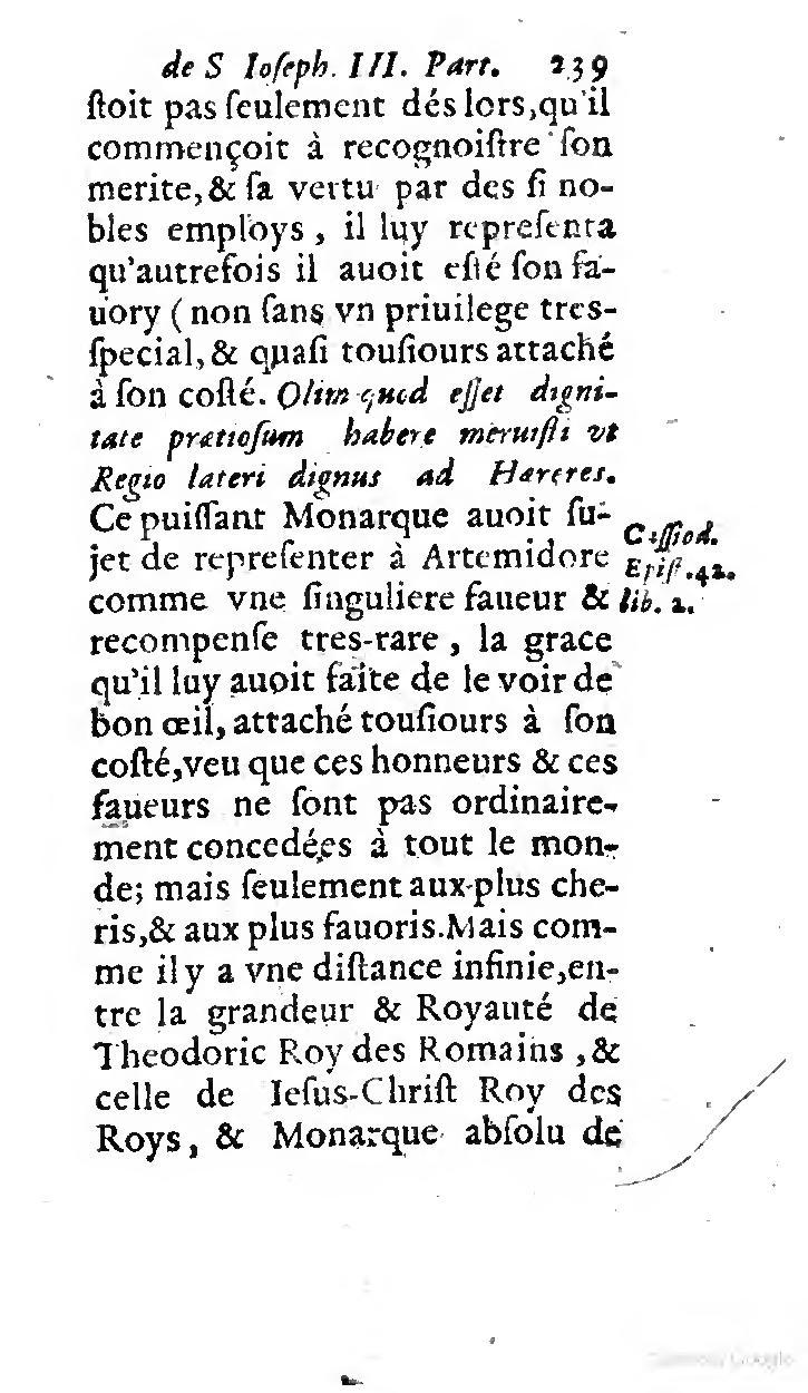 1646 - Jean Piot - Trésor inestimable de Saint-Joseph - BNC Rome