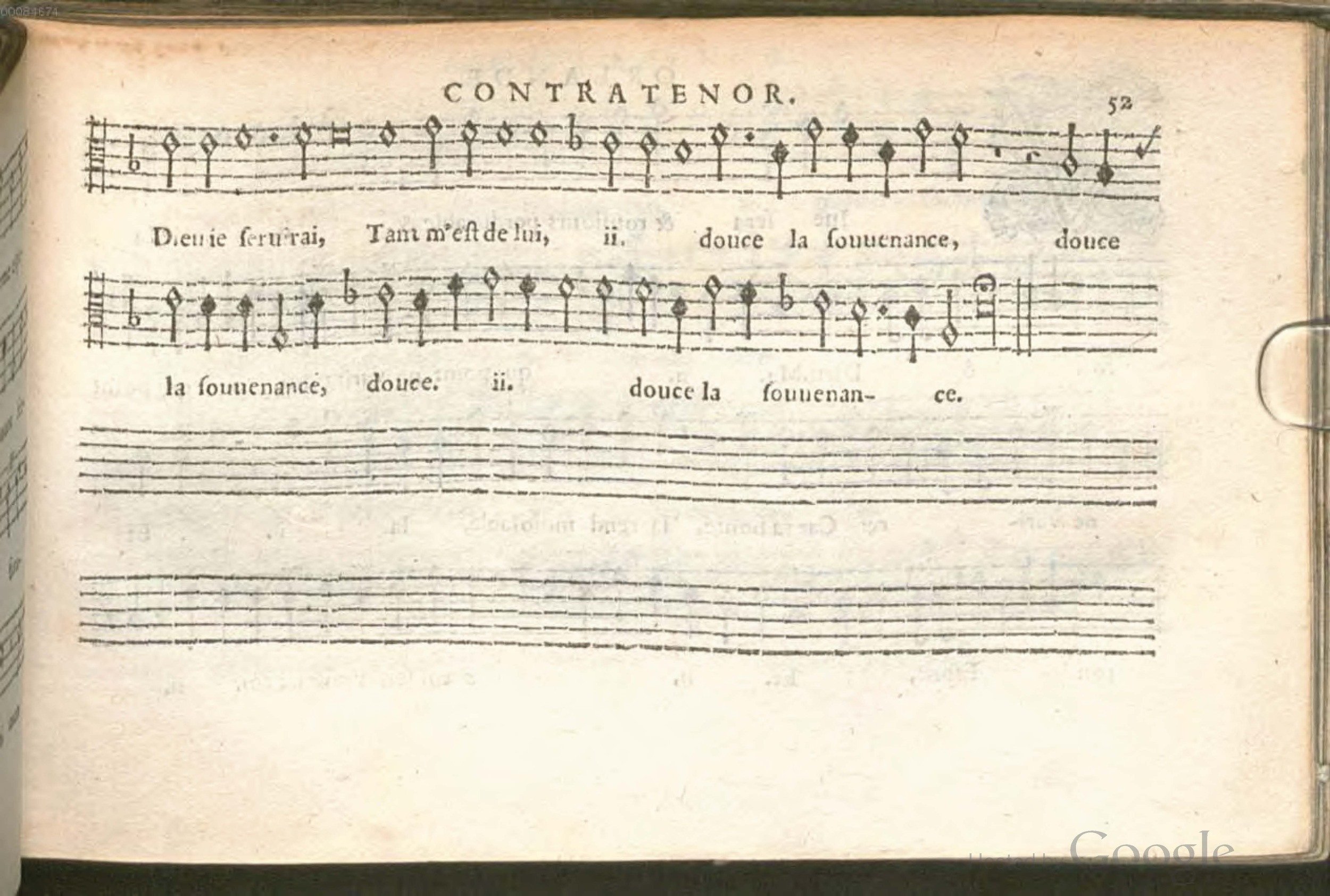 1576 - [Pierre de Saint-André] - Trésor de musique d’Orlande de Lassus Contratenor - BSB Munich