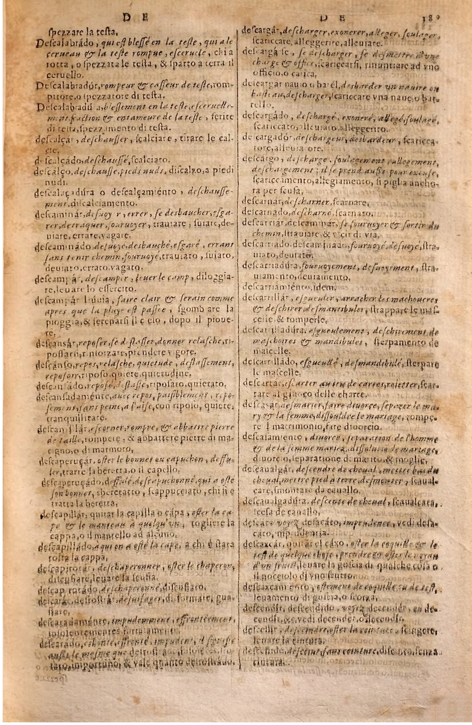 1627 - Jacques Crespin - Trésor des trois langues - Regensburg