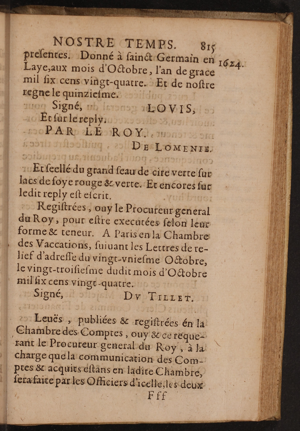 1626 - Joseph Bouillerot - Trésor de l’histoire générale de notre temps - BnF Arsenal