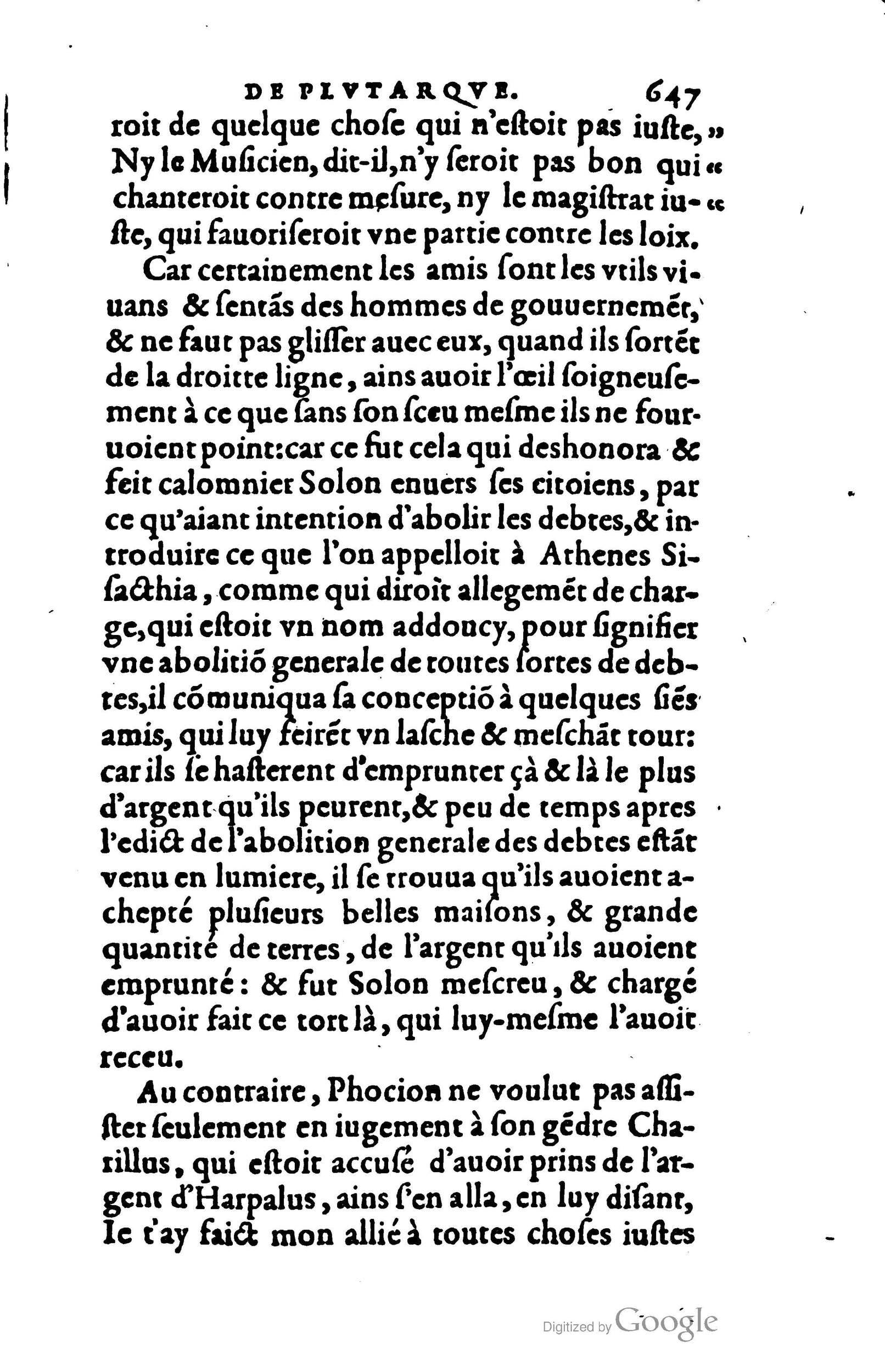 1578 - Jean Poupy - Trésor des morales de Plutarque - BSB Munich