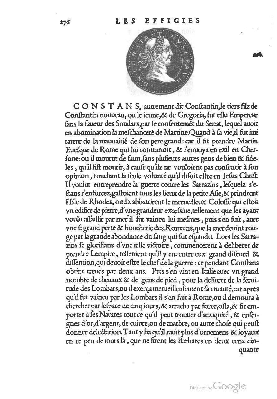 1553 - Jacopo Strada et Thomas Guérin - Épitome du Trésor des antiquités - UGent