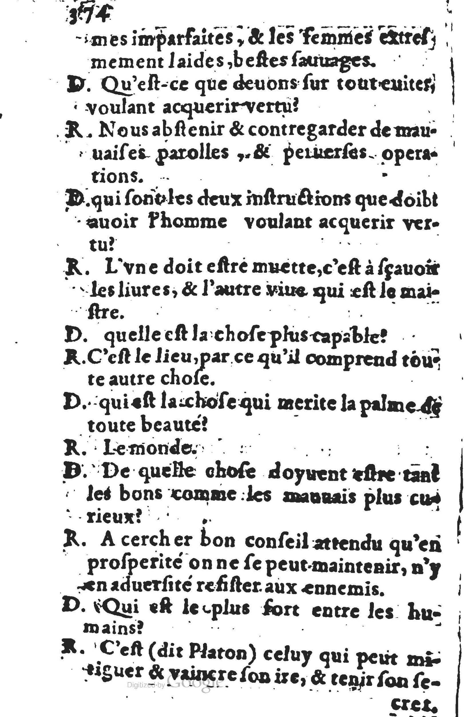 1578 - Nicolas Lescuyer - Trésor des sentences dorées - UGent
