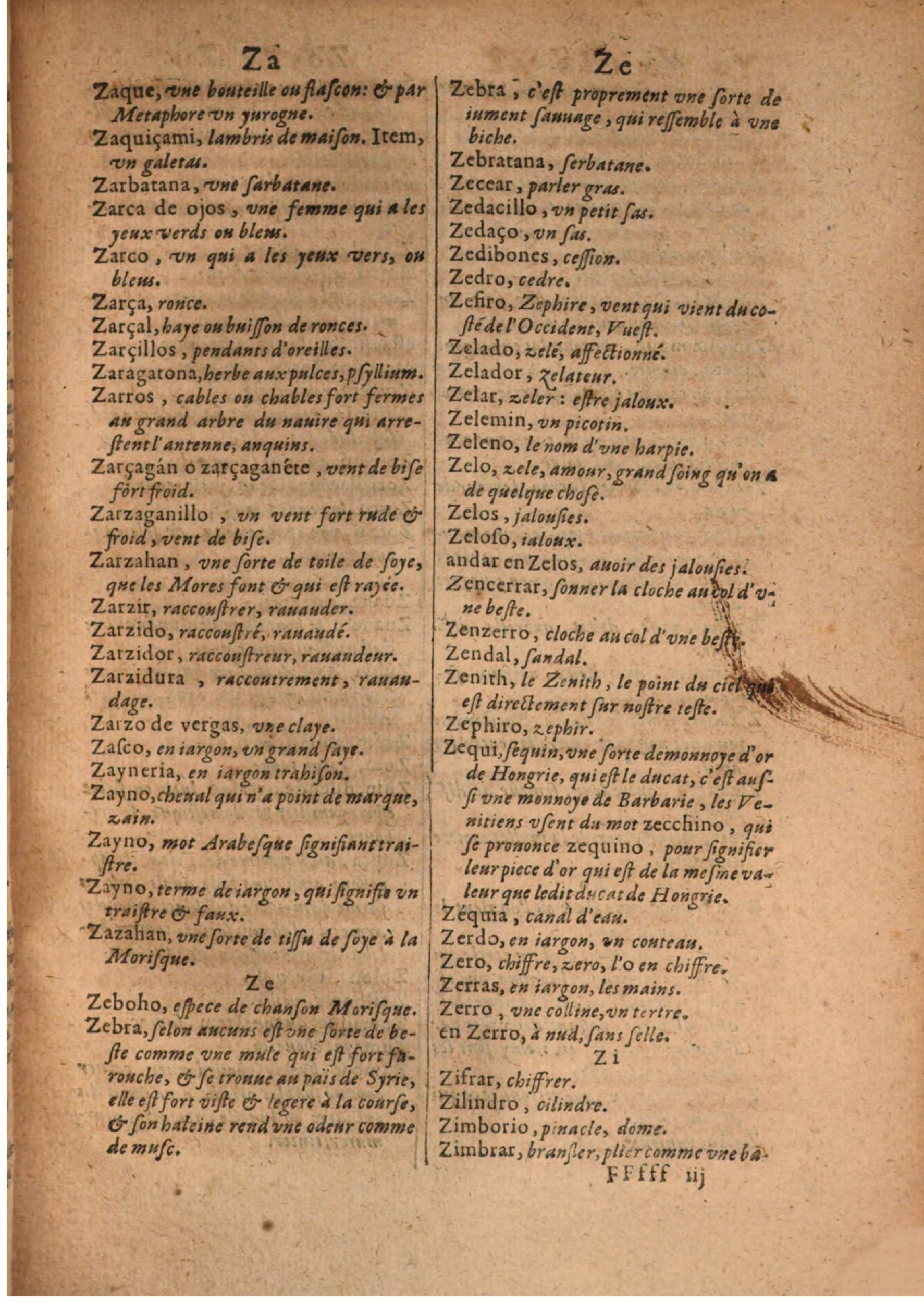 1645 - A. de Sommaville et A. Courbé - Trésor des deux langues espagnole et française - BSB Munich 1645 - A. de Sommaville et A. Courbé - Trésor des deux langues espagnole et française - BSB Munich