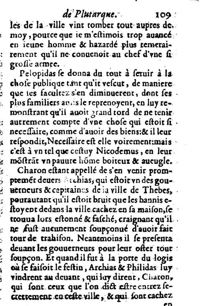1611 - Pierre Rigaud - Trésor des vies de Plutarque - BM Lyon