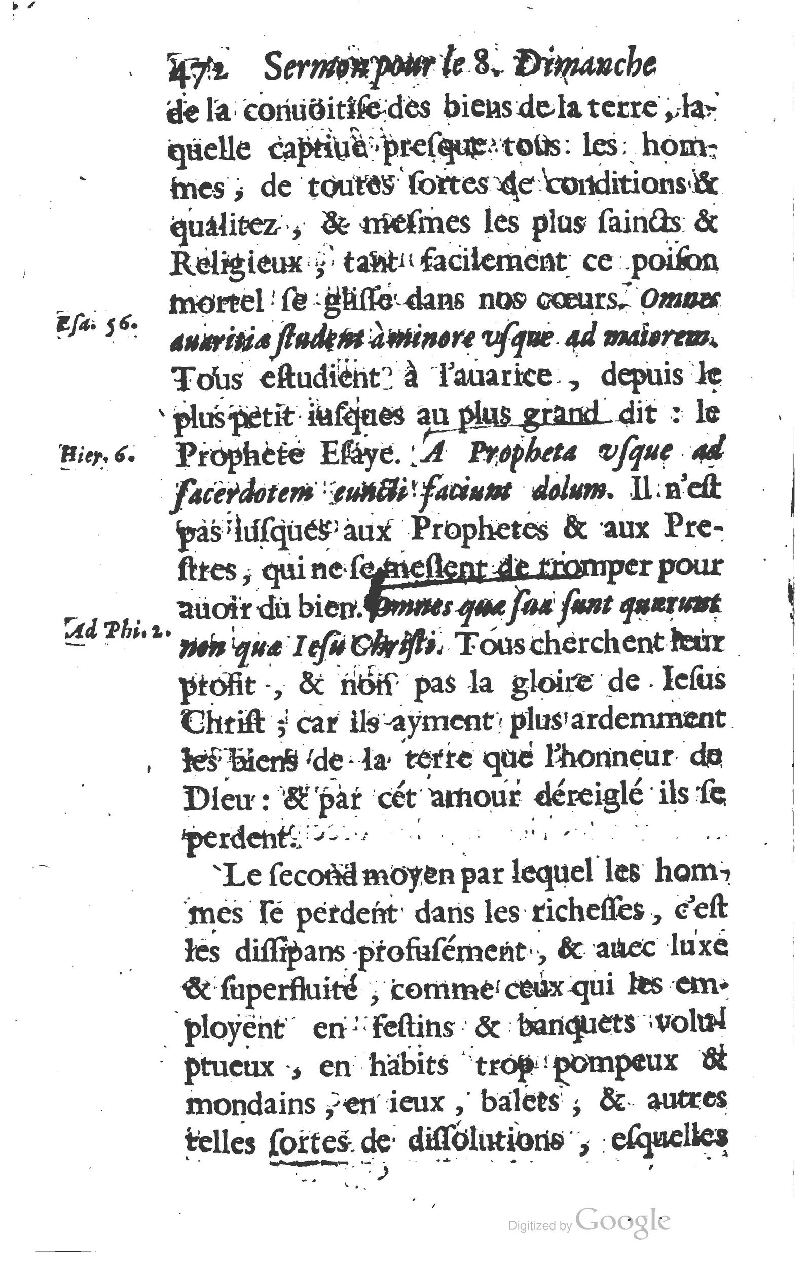1629 - Manassés de Préaulx - Sermons ou Trésors de la piété chrétienne - BM Lyon