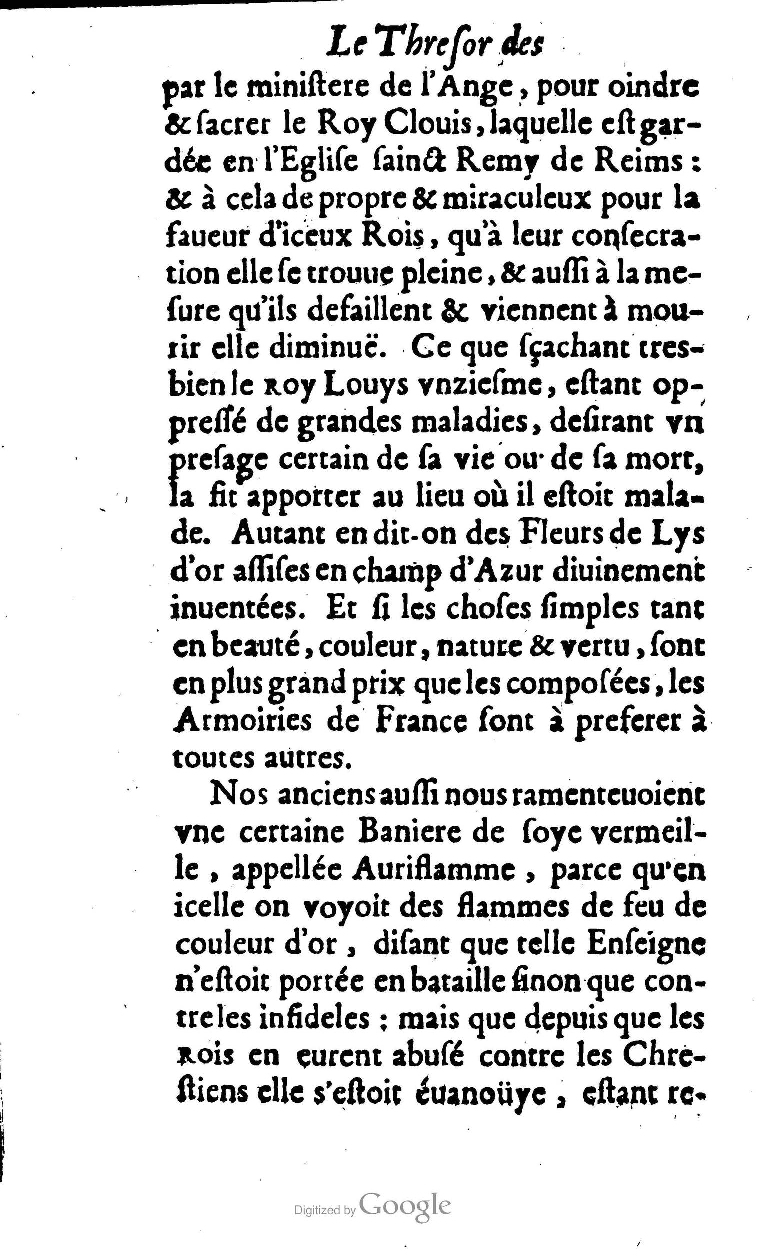 1638 - Jean Corrozet - Trésor des histoires de France - BM Lyon
