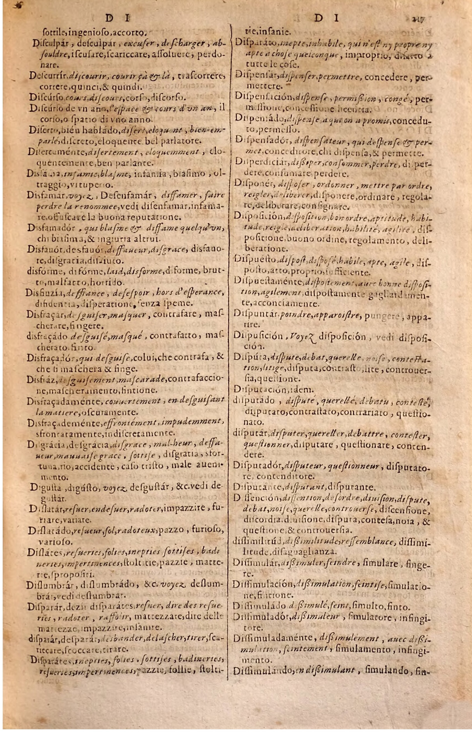 1627 - Jacques Crespin - Trésor des trois langues - Regensburg