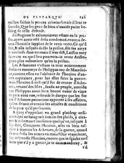 1574 - Benoît Rigaud - Trésor des vies de Plutarque - Avignon
