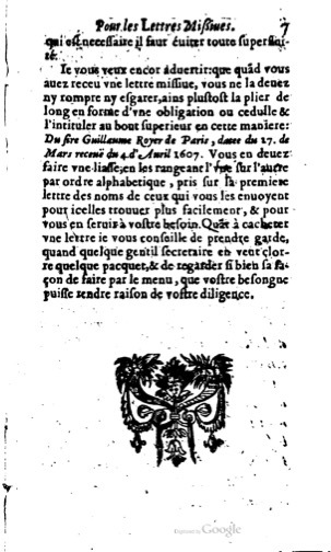 1619 - Mathieu Gorgeu - Secrétaire des secrétaires ou le Trésor de la plume française - UC Madrid