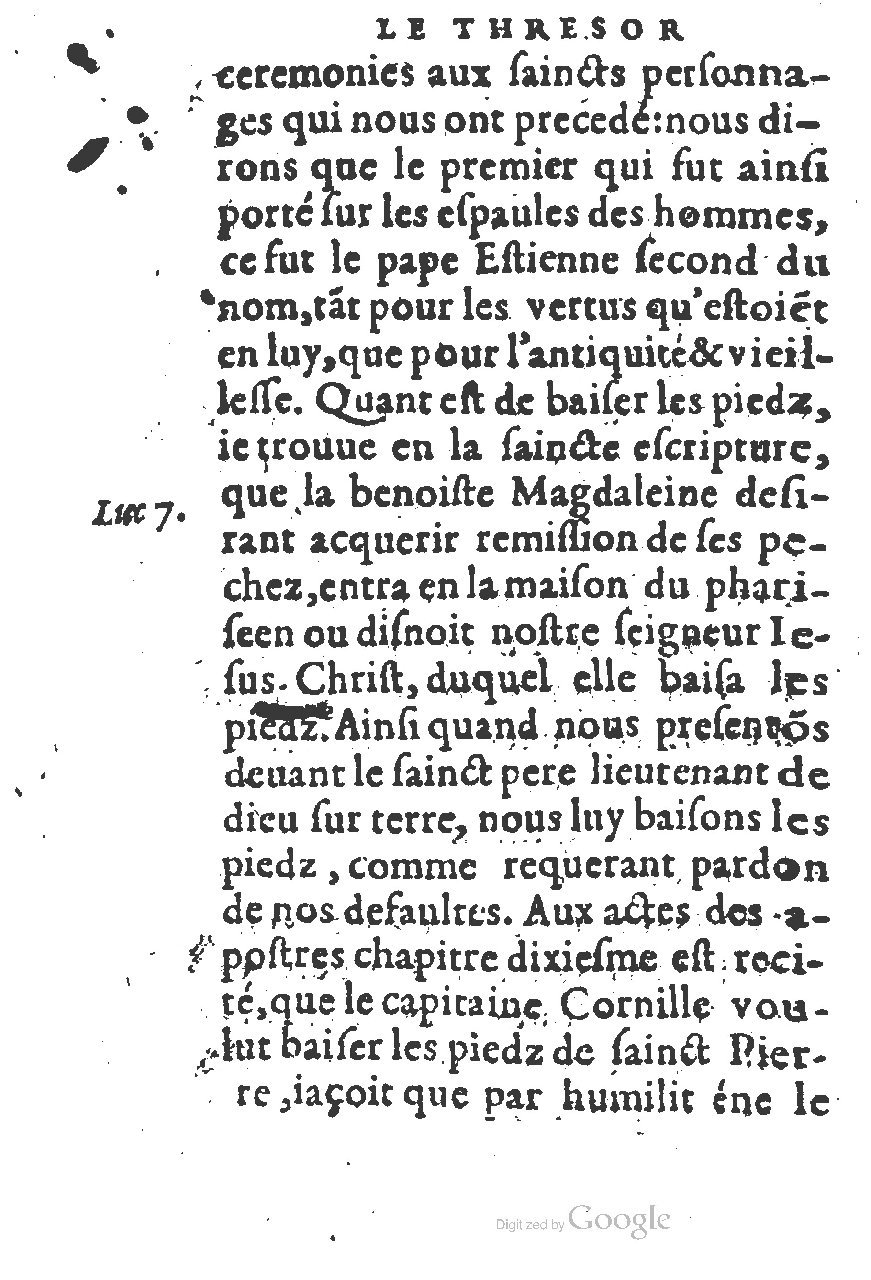 1578 - Jean de Bordeaux - Trésor de l’Église catholique - BM Lyon 1578 - Jean de Bordeaux - Trésor de l’Église catholique - BM Lyon