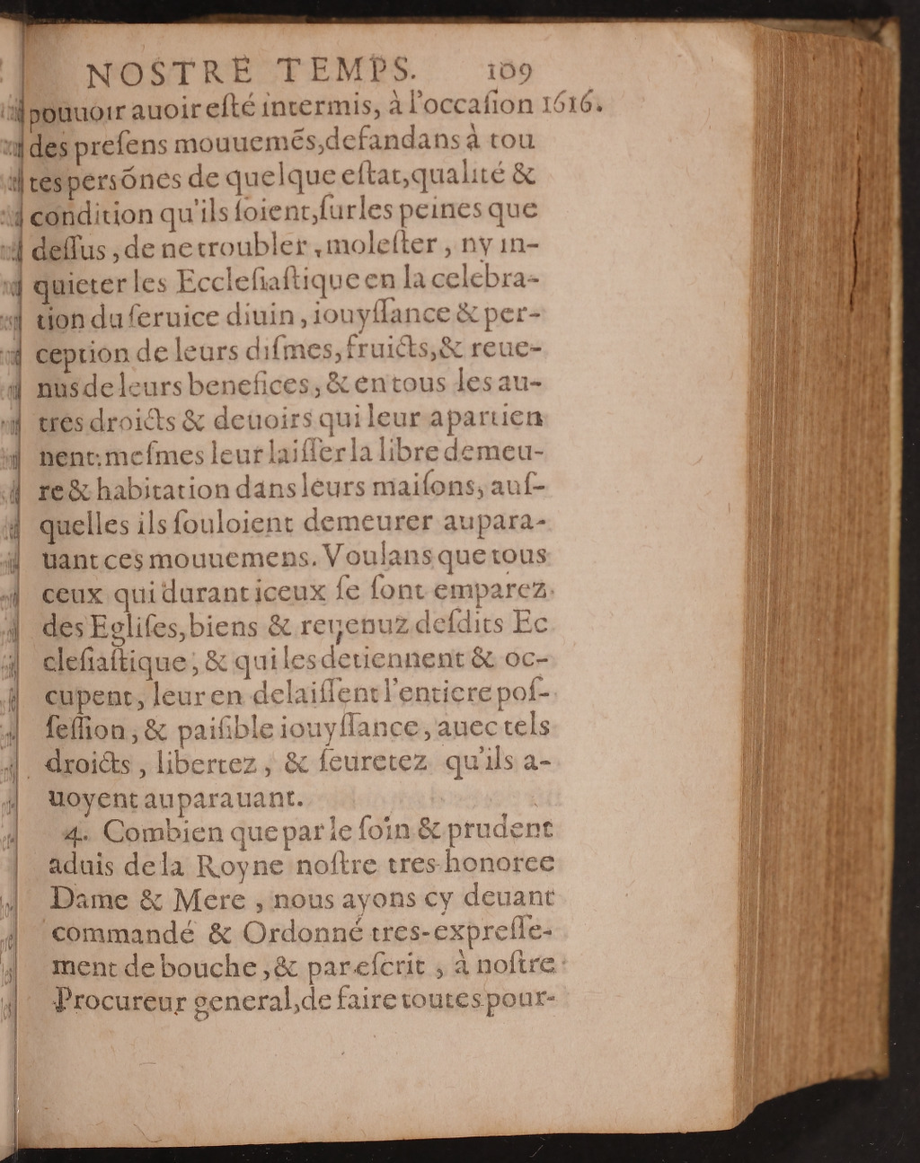 1626 - Joseph Bouillerot - Trésor de l’histoire générale de notre temps - BnF Arsenal