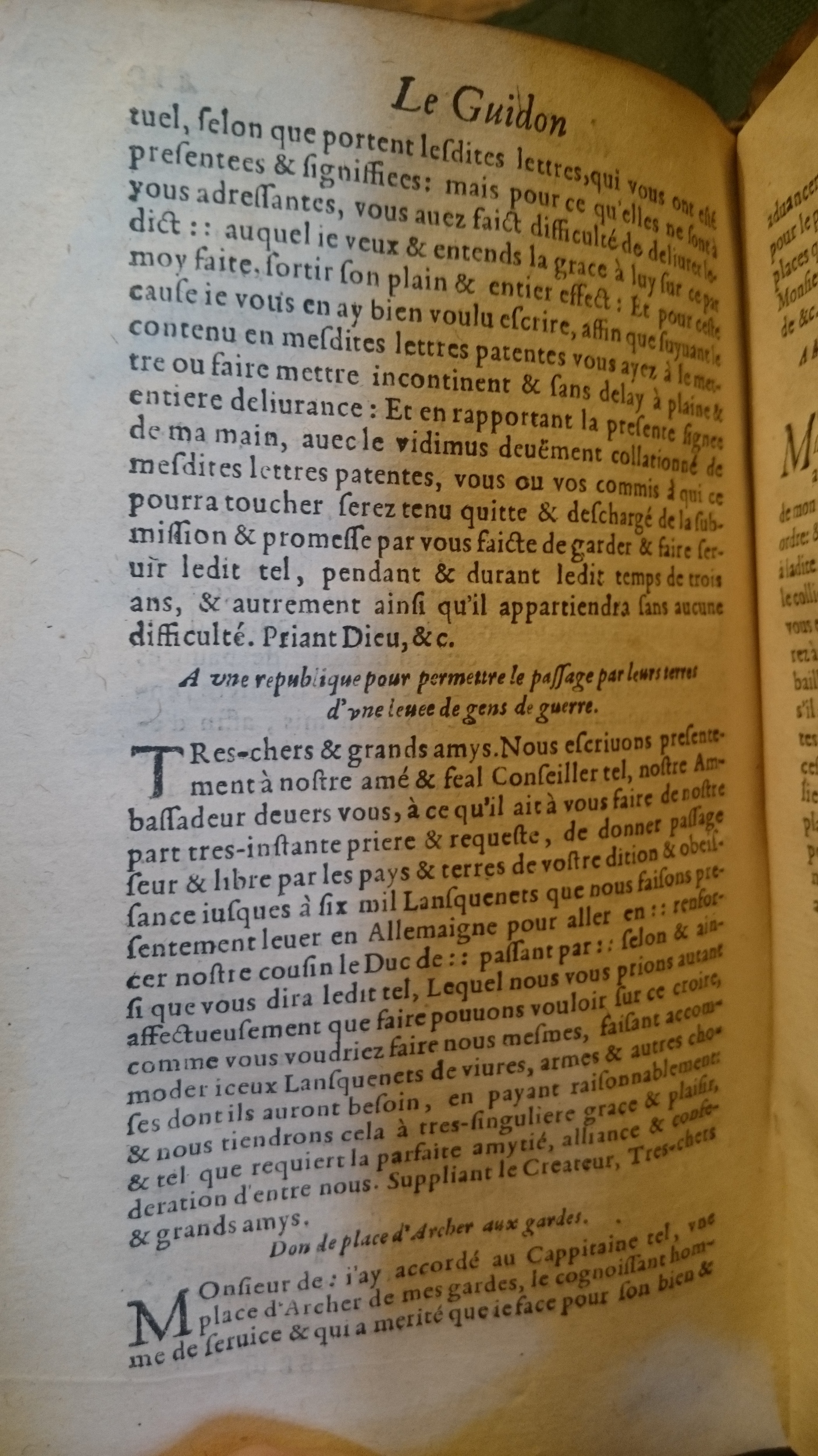 1599 - Abel Langelier - Trésor du nouveau style et protocole de chancellerie - BnF