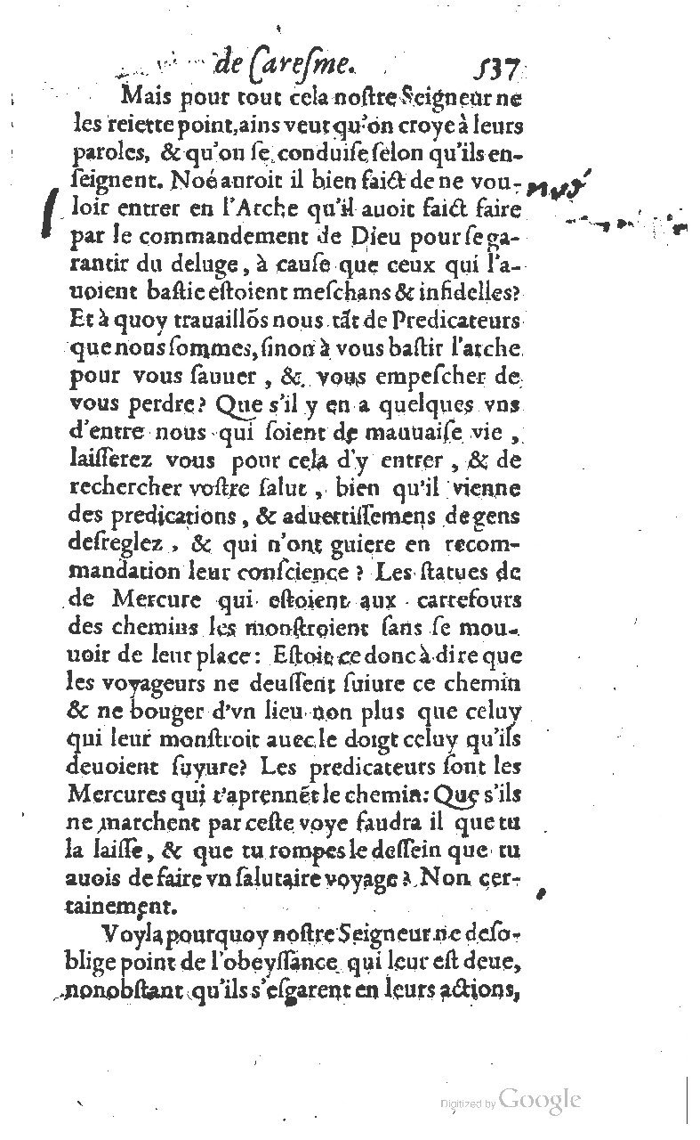 1607 - Nicolas Du Fossé - Trésor quadragésimal - T 01 - BM Lyon