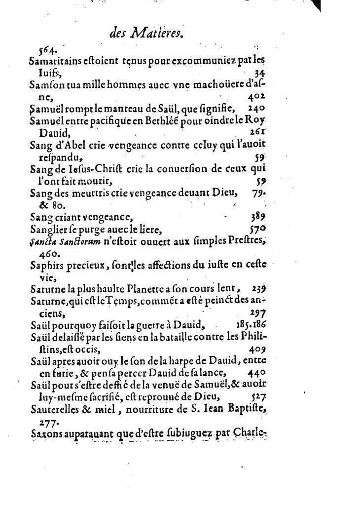 1607 - Nicolas Du Fossé - Trésor quadragésimal - T 02 - BM Lyon