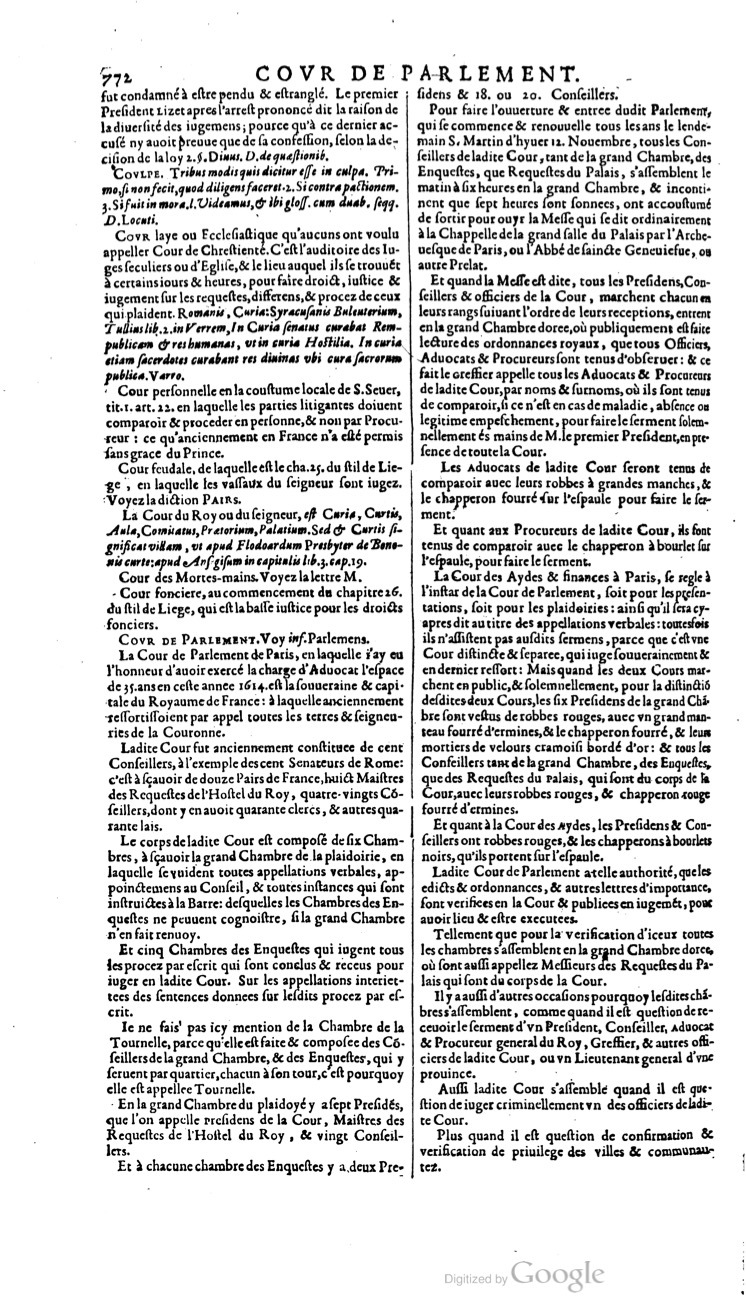 1629 - Veuve Nicolas Buon - Trésor du droit français (21754 T. 1) - BM Lyon