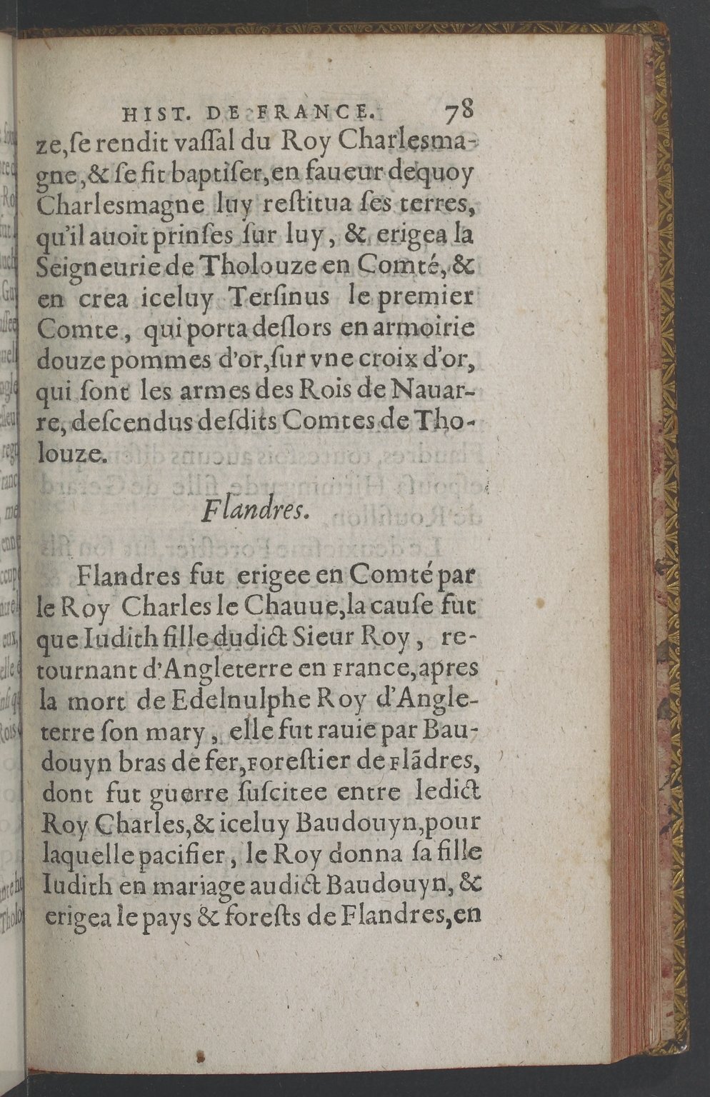 1603 - Galiot Corrozet - Trésor des histoires de France - BnF Tolbiac