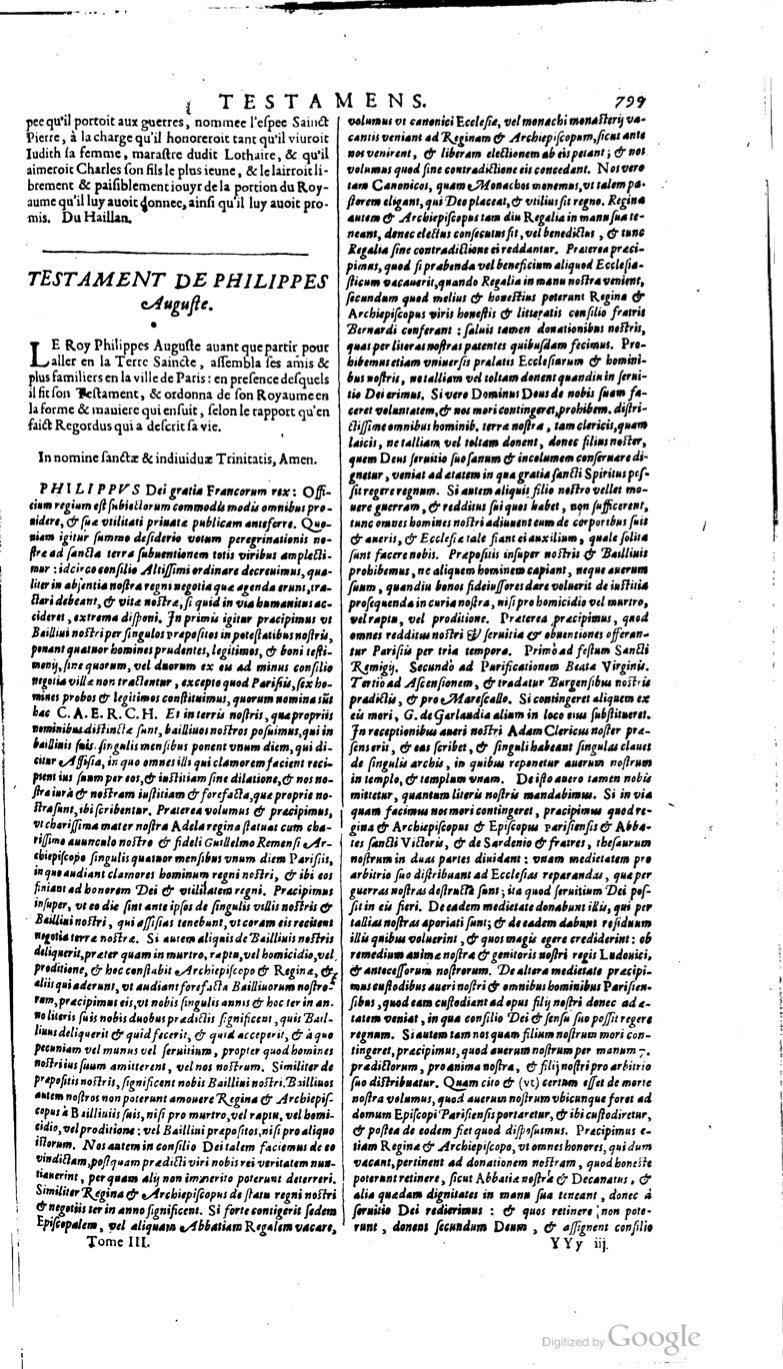 1629 - Veuve Nicolas Buon - Trésor du droit français (21754 T. 3) - BM Lyon