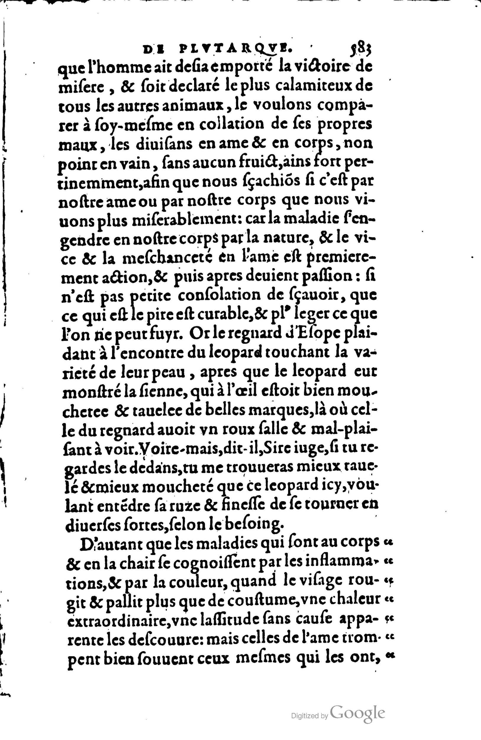 1578 - Jean Poupy - Trésor des morales de Plutarque - BSB Munich