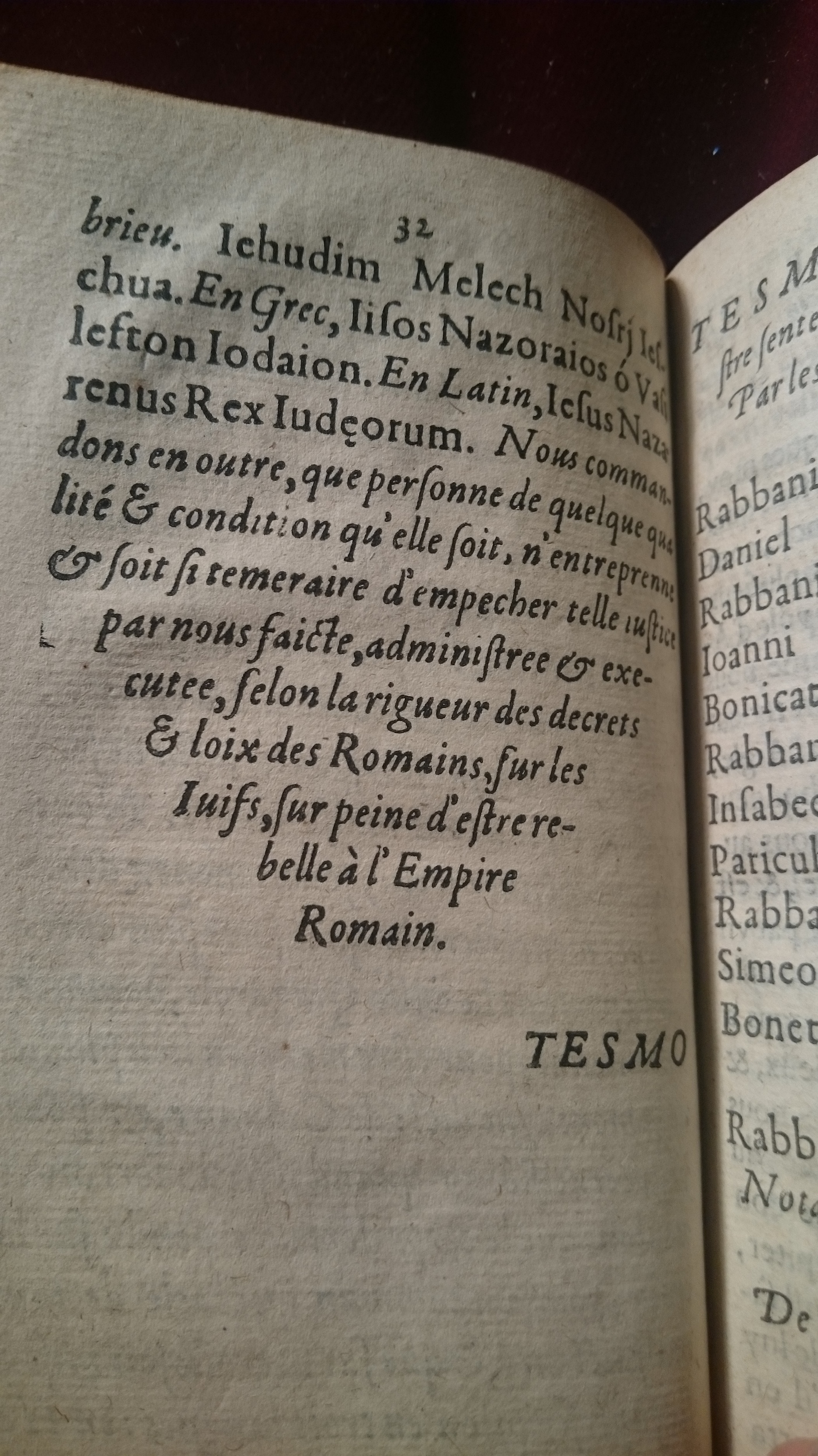 1581 - Guillaume Julien - Trésor de Ponce Pilate - Douai Quincy