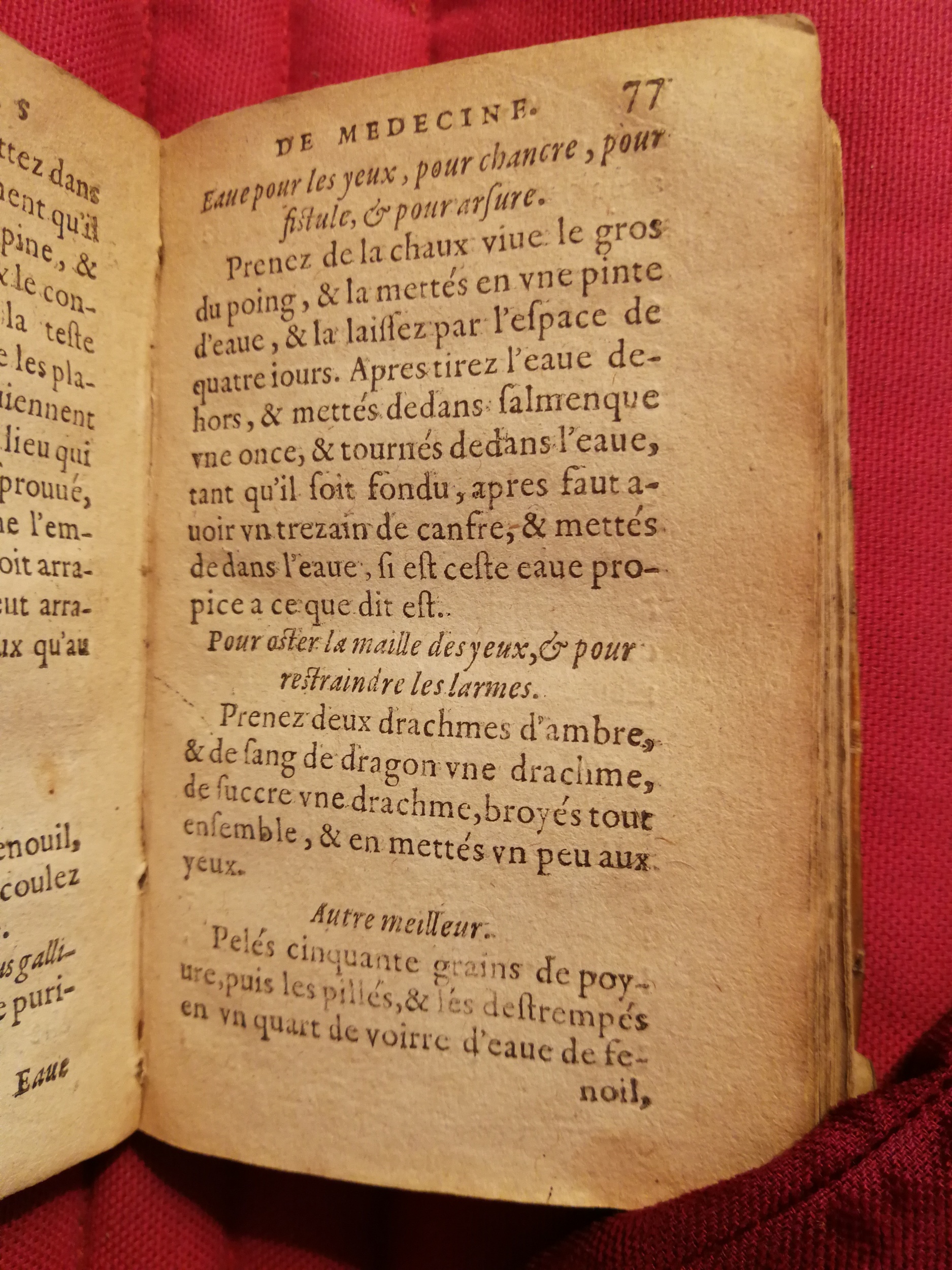 1586 - Benoît Rigaud - Trésor des fleurs et secrets de médecine - Sainte-Geneviève