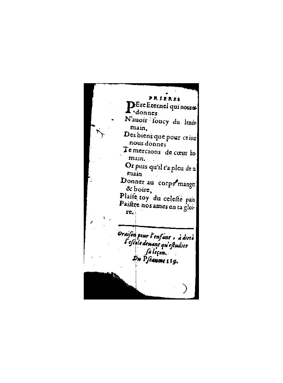1596 - Guillaume Auvray - Trésor des prières, oraisons et instructions chrétiennes - BnF