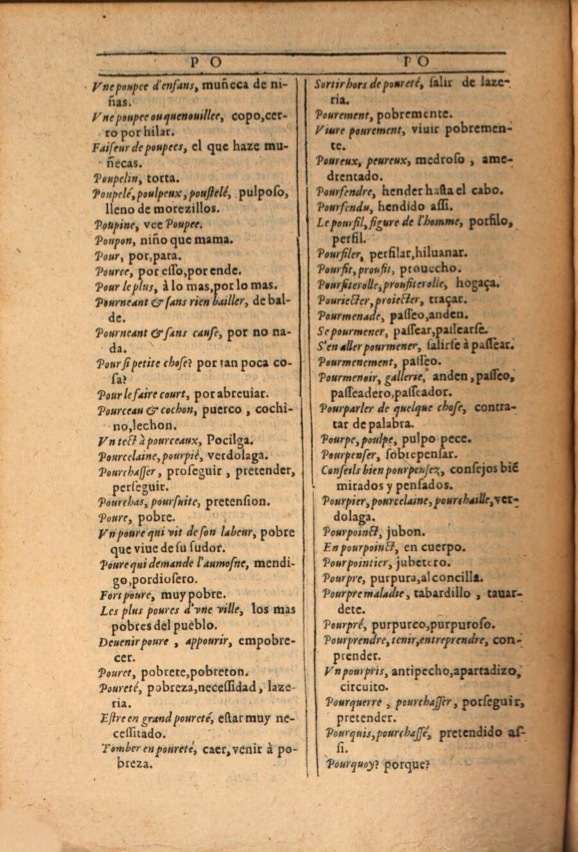 1607 - Marc Orry - Trésor des deux langues espagnole et française (Première et Seconde parties) - ÖNB Wien