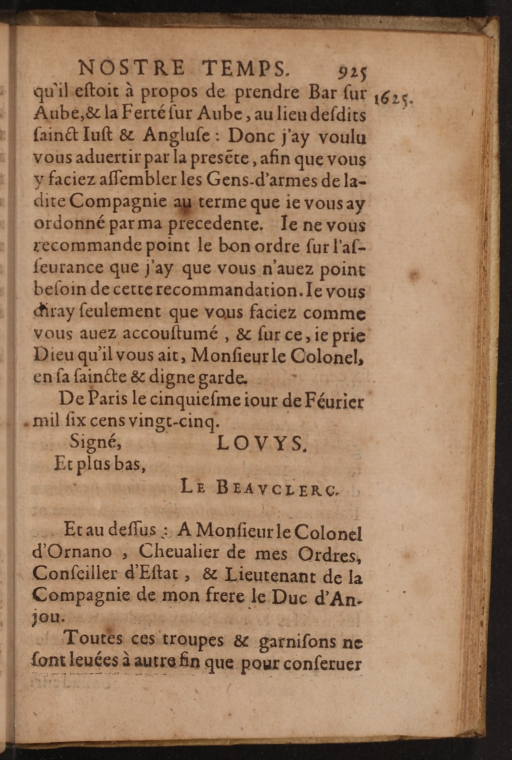 1626 - Joseph Bouillerot - Trésor de l’histoire générale de notre temps - BnF Arsenal