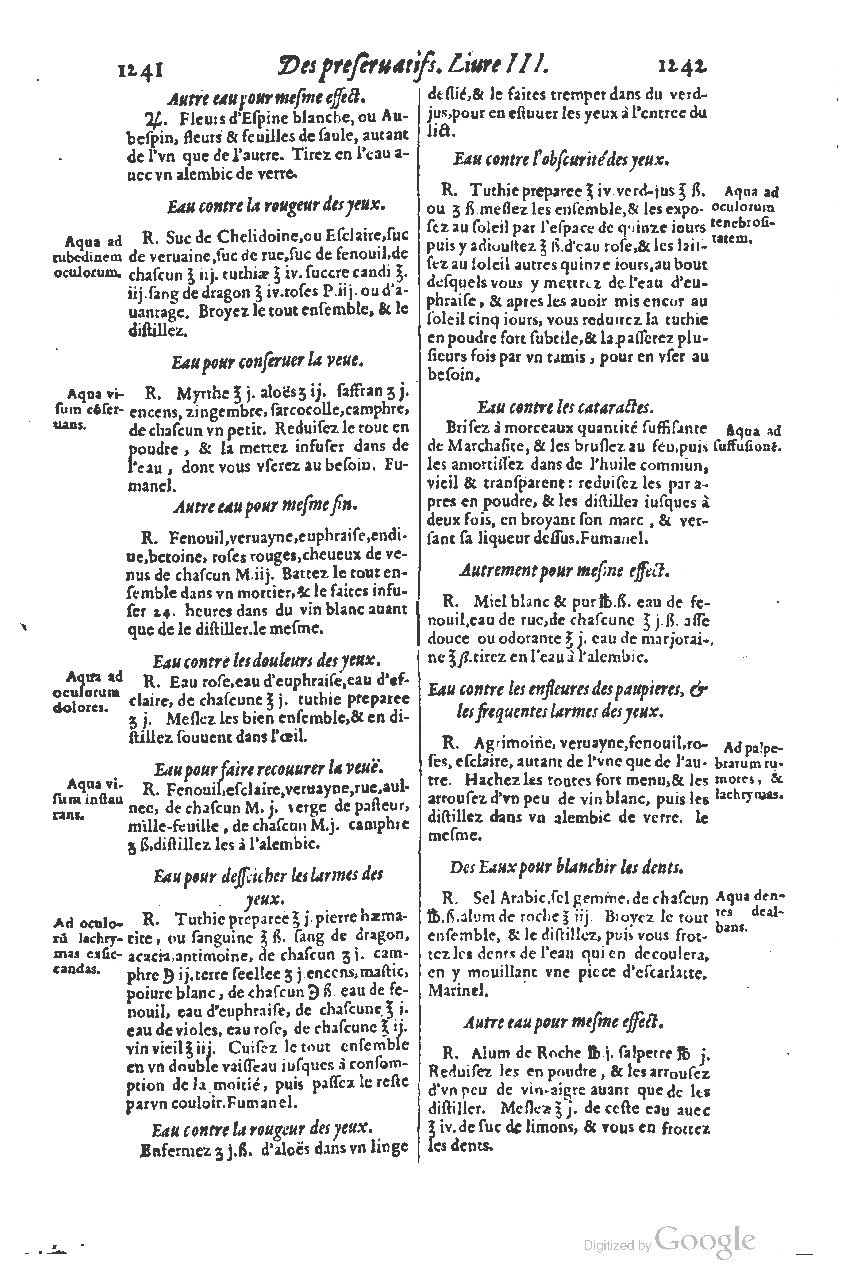 1616 - Étienne Gamonet - Grand trésor ou dispensaire - BSB Munich
