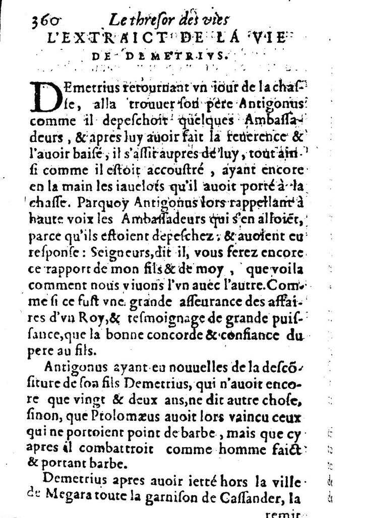 1611 - Pierre Rigaud - Trésor des vies de Plutarque - BM Lyon