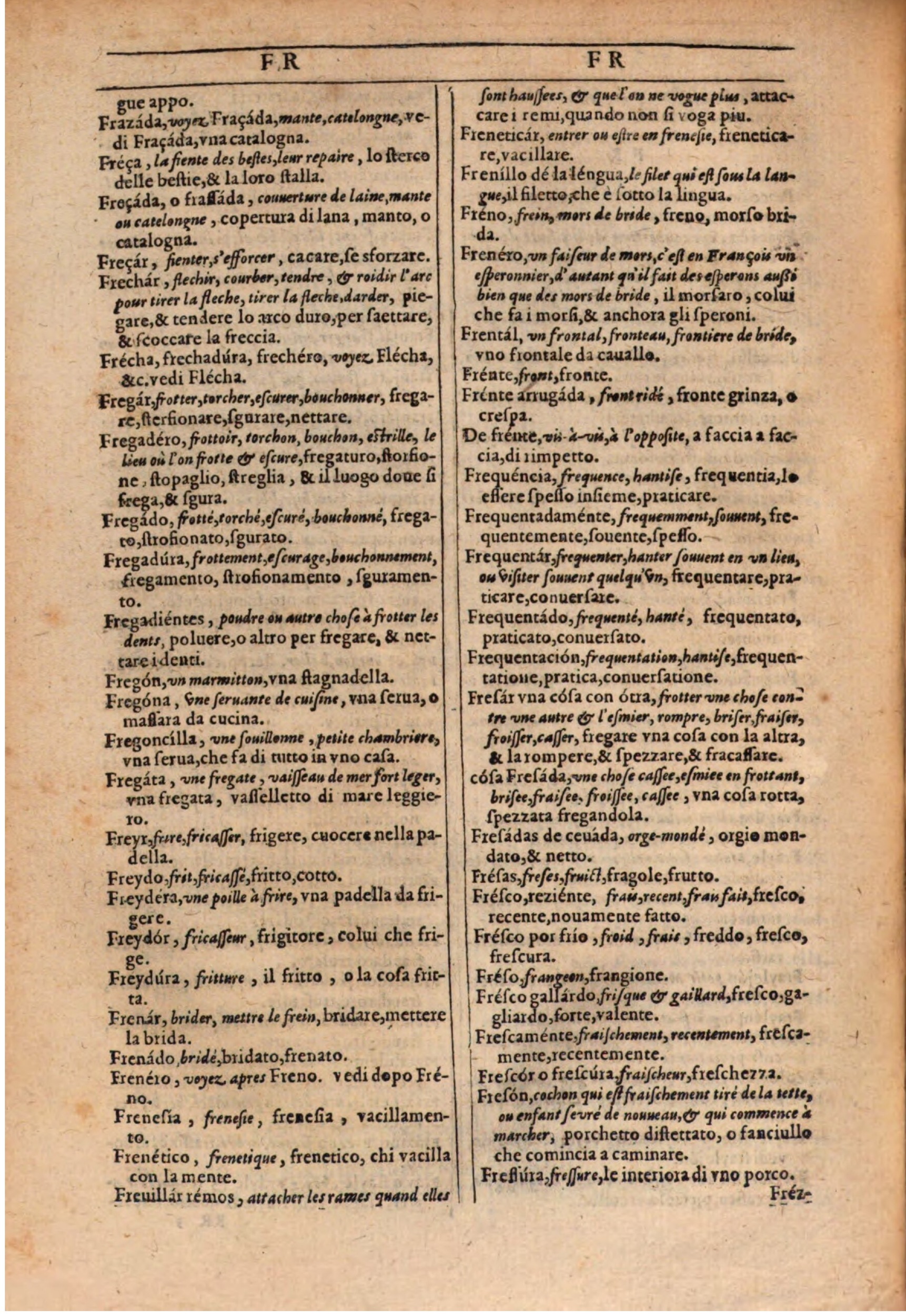 1609 - Philippe Albert et Alexandre Pernet - Trésor des trois langues française, italienne et espagnole (Première partie) - BSB Munich 1609 - Philippe Albert et Alexandre Pernet - Trésor des trois langues française, italienne et espagnole (Première partie) - BSB Munich