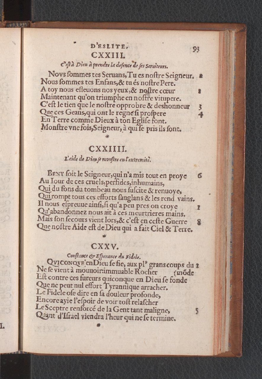 1577 - Jean de Laon - Trésor des 150 psaumes de David - Genève