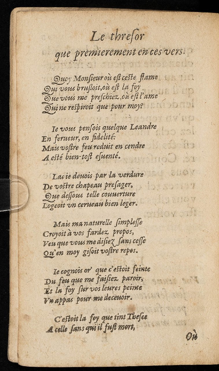1597 - Thibaud Ancelin - Trésor d’amour - Stuttgart