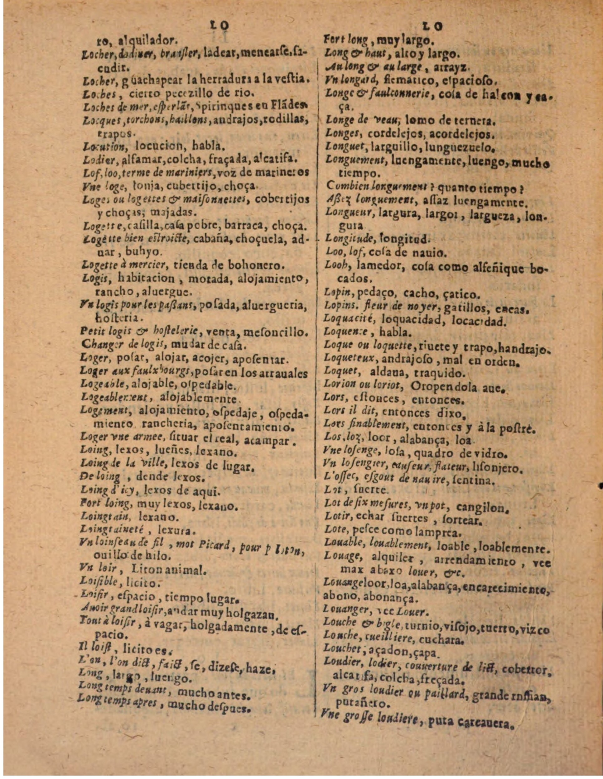 1624 - Hubert Antoine - Trésor des deux langues espagnole et française (Seconde partie) - BSB Munich