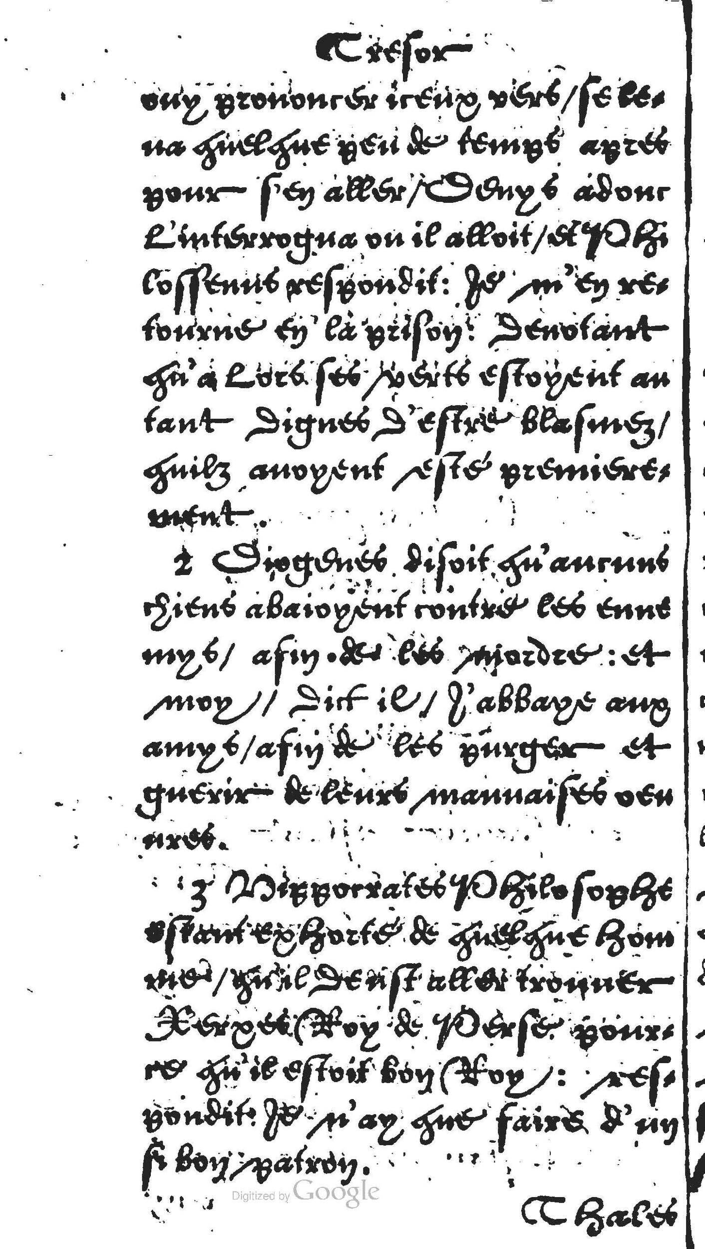 1560 - Jean Bellère - Trésor de vertu - Det Kongelige Bibliotek 1560 - Jean Bellère - Trésor de vertu - Det Kongelige Bibliotek